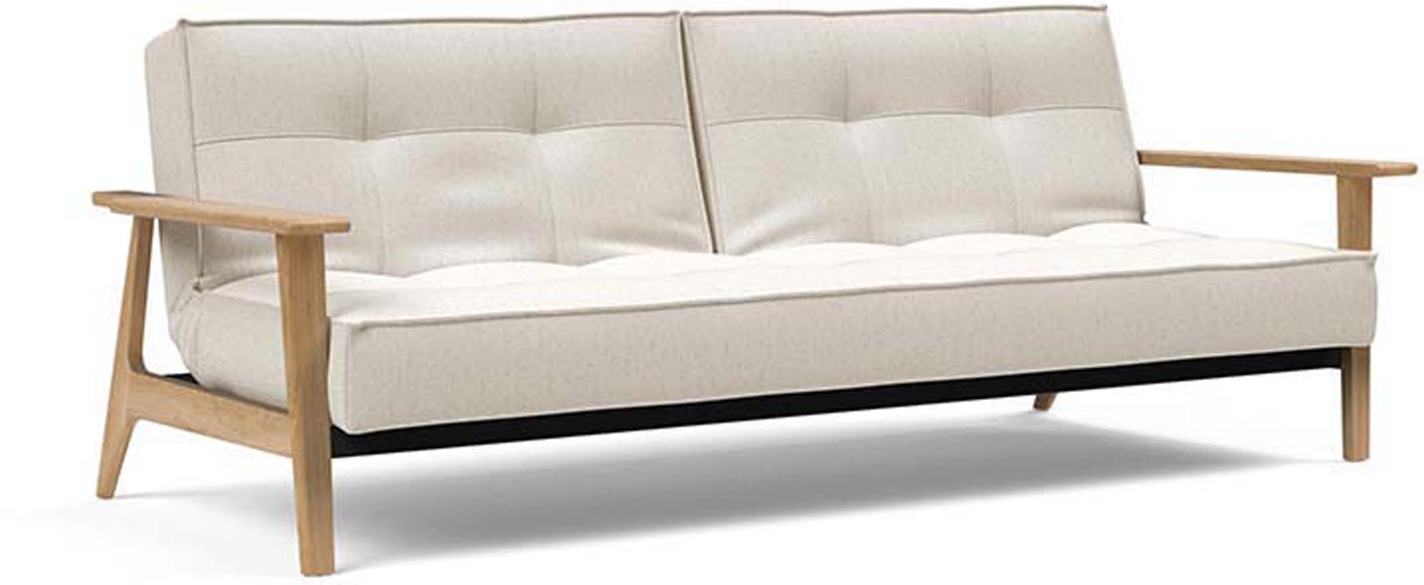 Erleben Sie das stilvolle Splitback Sofabett 115 Frej von Innovation Living – ideal für platzsparende Lösungen und zeitgemäße Einrichtung.