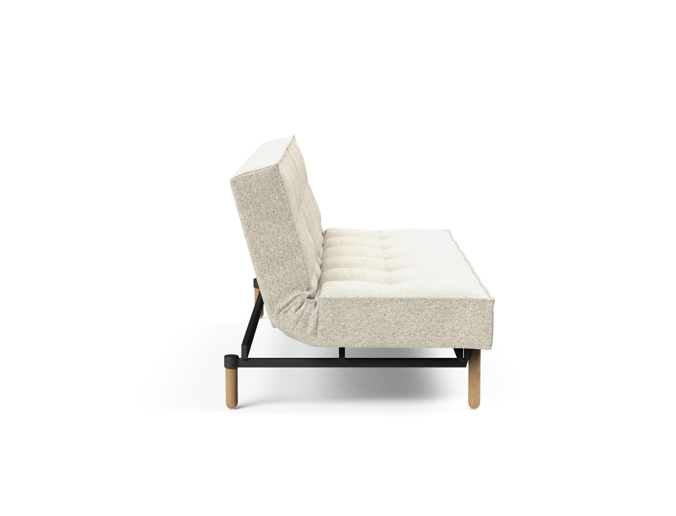 Das Splitback Sofabett 115 Stem von Innovation Living vereint modernes Design mit praktischer Funktionalität, perfekt für Gäste und platzsparende Lösungen.