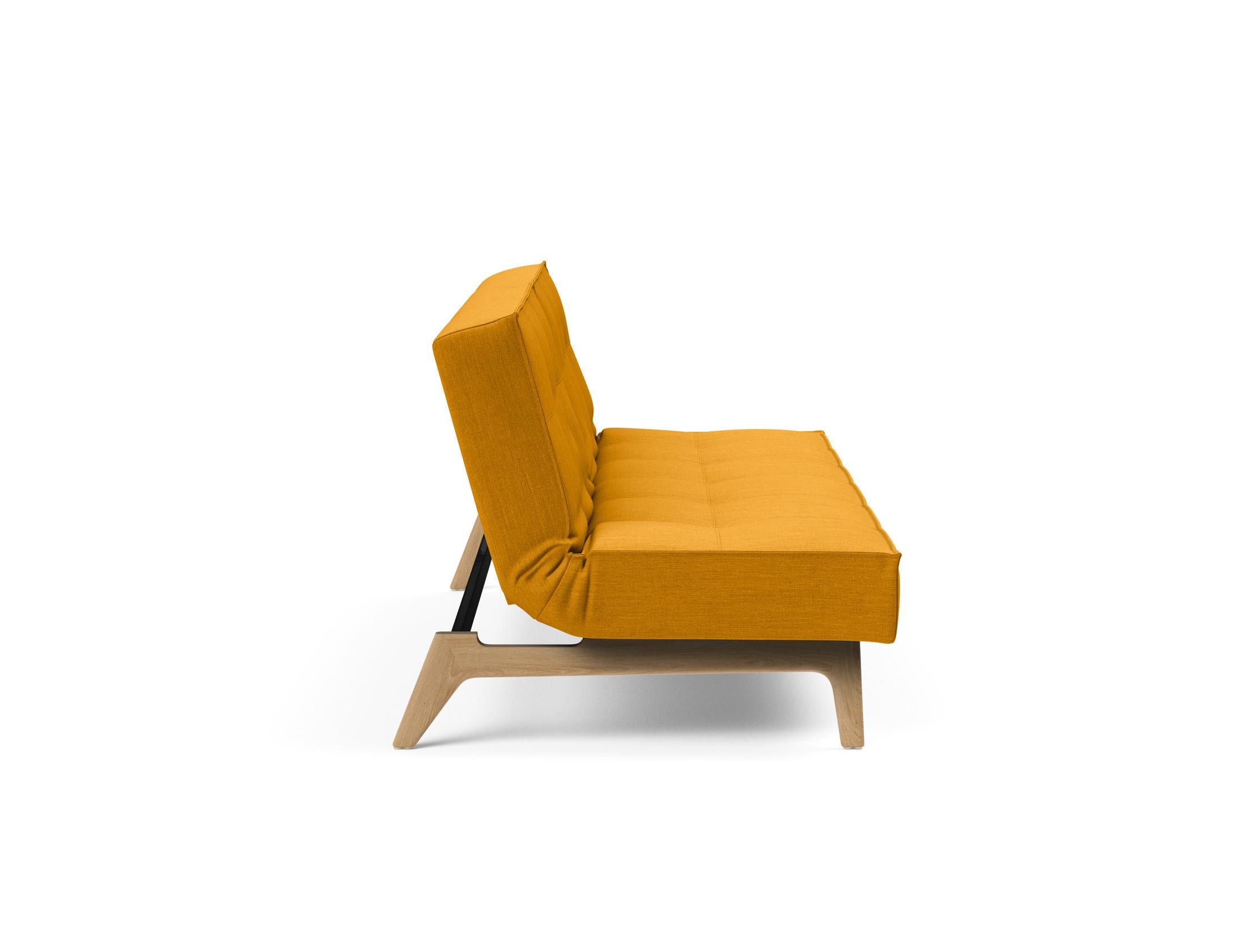 Das Splitback Sofabett 115 Eik von Innovation Living vereint stilvolle Eleganz mit praktischer Vielseitigkeit – ideal für Ihr Zuhause.