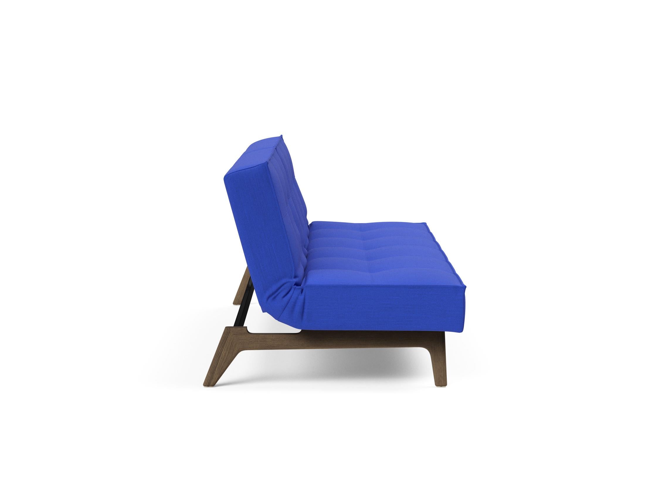 Das Splitback Sofabett 115 Eik von Innovation Living bietet modernes Design und vielseitige Nutzung – perfekt für jedes Zuhause und überraschende Übernachtungen.