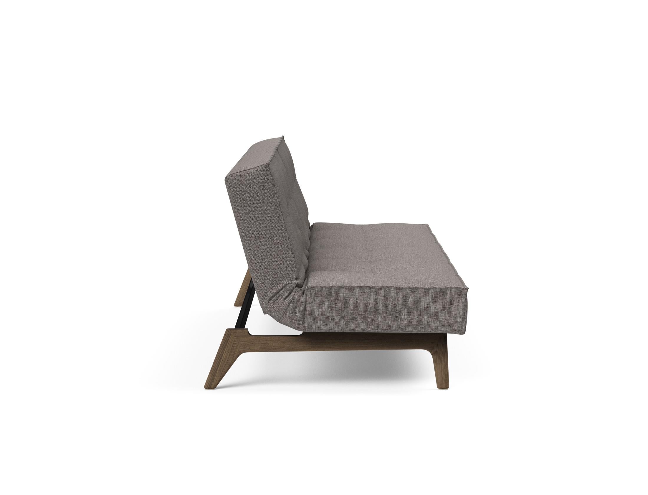 Das Splitback Sofabett 115 Eik von Innovation Living vereint stilvolle Eleganz mit praktischer Vielseitigkeit – ideal für Ihr Zuhause.