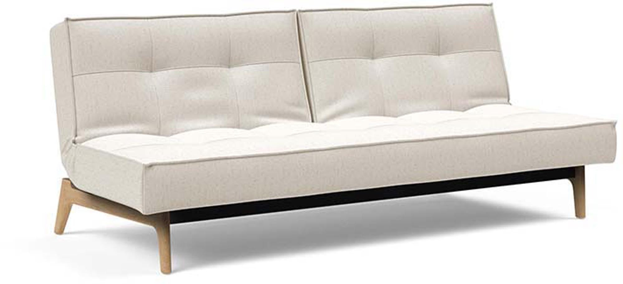 Das Splitback Sofabett 115 Eik von Innovation Living vereint stilvolle Eleganz mit praktischer Vielseitigkeit – ideal für Ihr Zuhause.