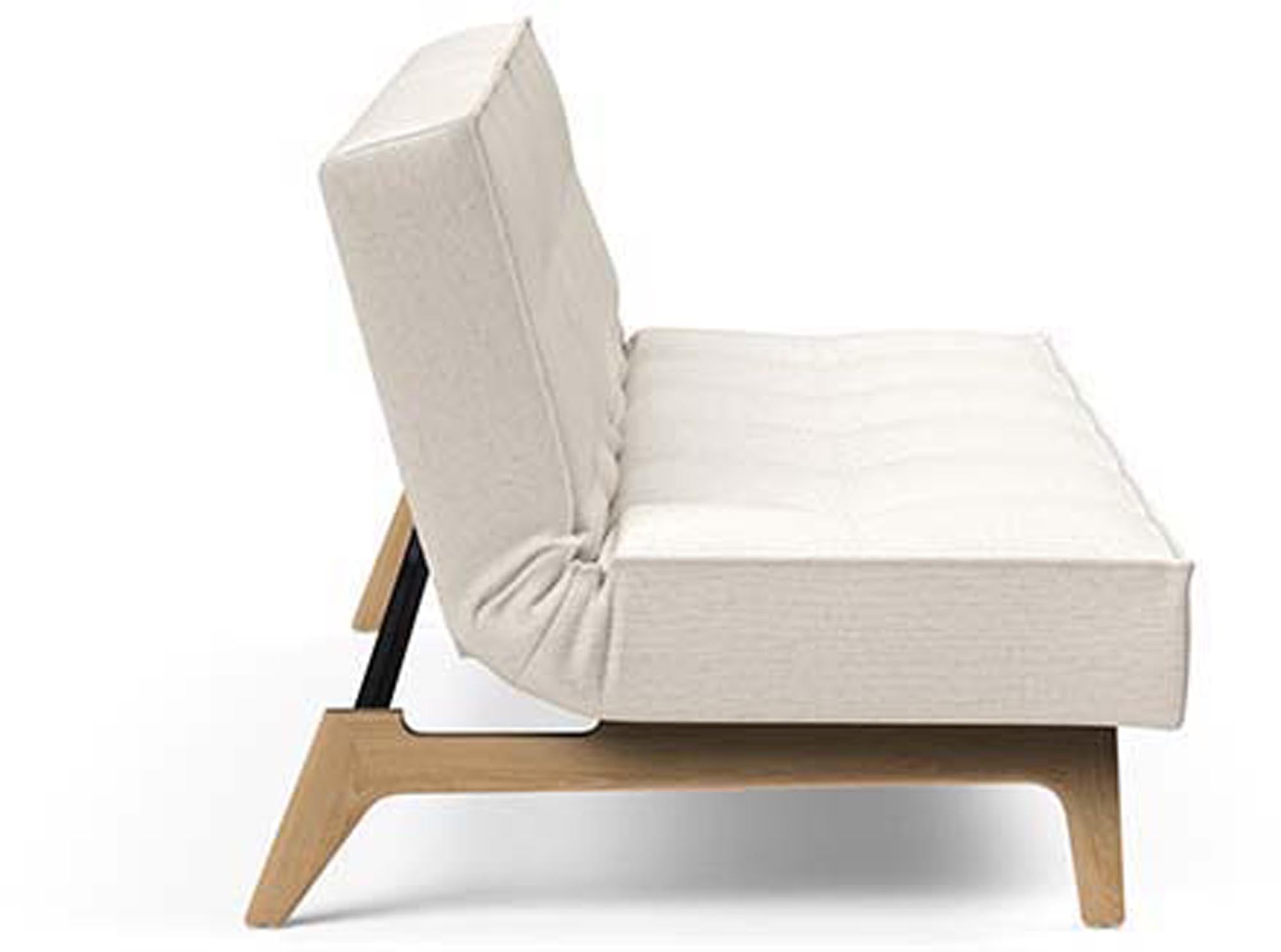 Das Splitback Sofabett 115 Eik von Innovation Living vereint stilvolle Eleganz mit praktischer Vielseitigkeit – ideal für Ihr Zuhause.