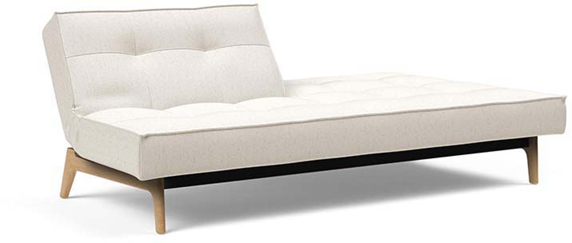 Das Splitback Sofabett 115 Eik von Innovation Living vereint stilvolle Eleganz mit praktischer Vielseitigkeit – ideal für Ihr Zuhause.