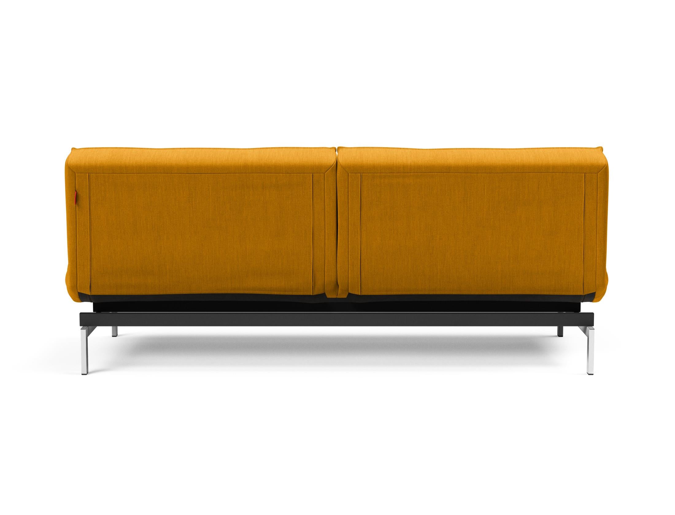 Entdecken Sie das Splitback Sofabett 115 Chrom von Innovation Living – ein modernes Design, das Funktionalität und Komfort vereint. Perfekt für jeden Raum!