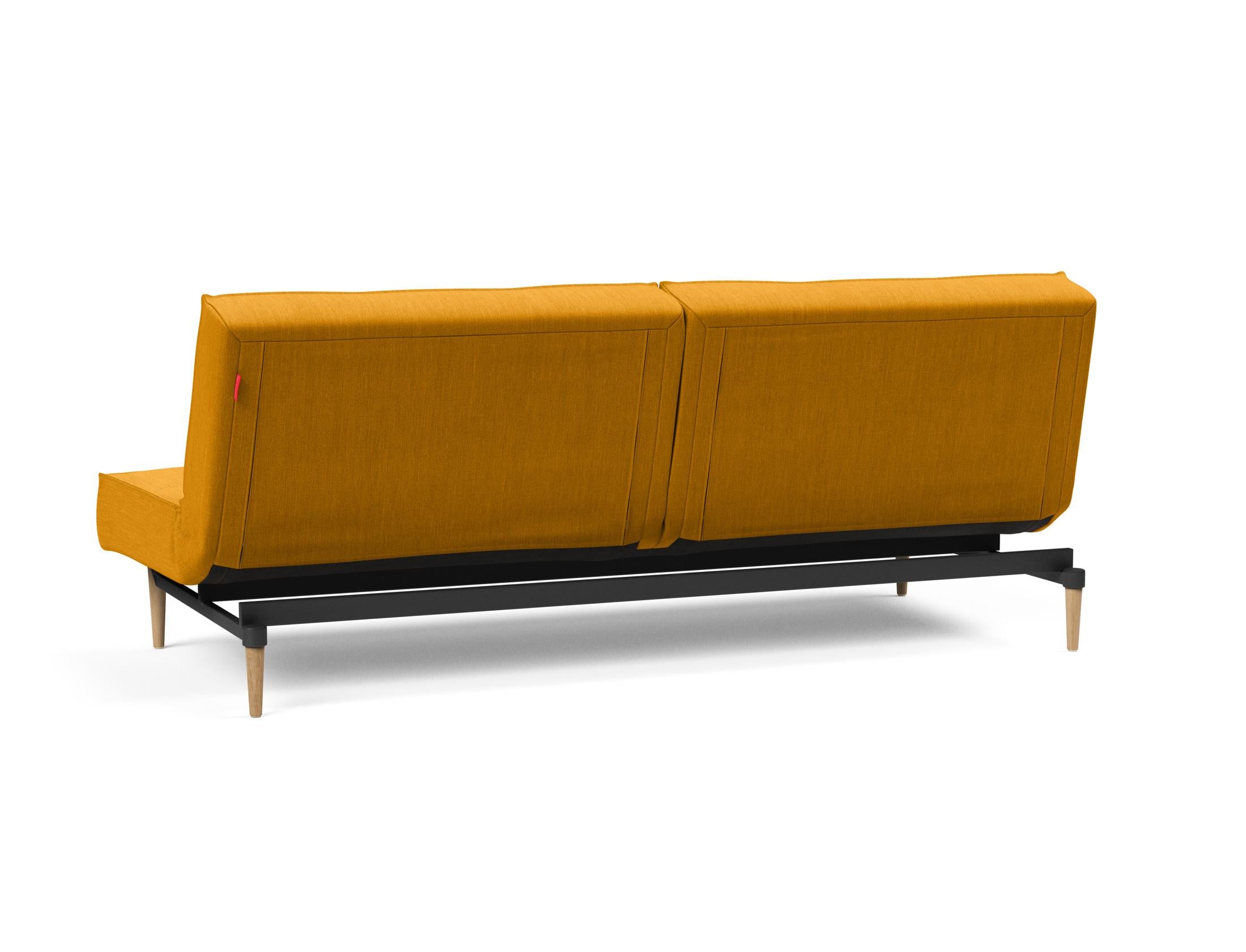 Erleben Sie das stilvolle Splitback Sofabett 115 Styletto von Innovation Living – ideal für flexible Wohnlösungen und zeitgemäßes Design.