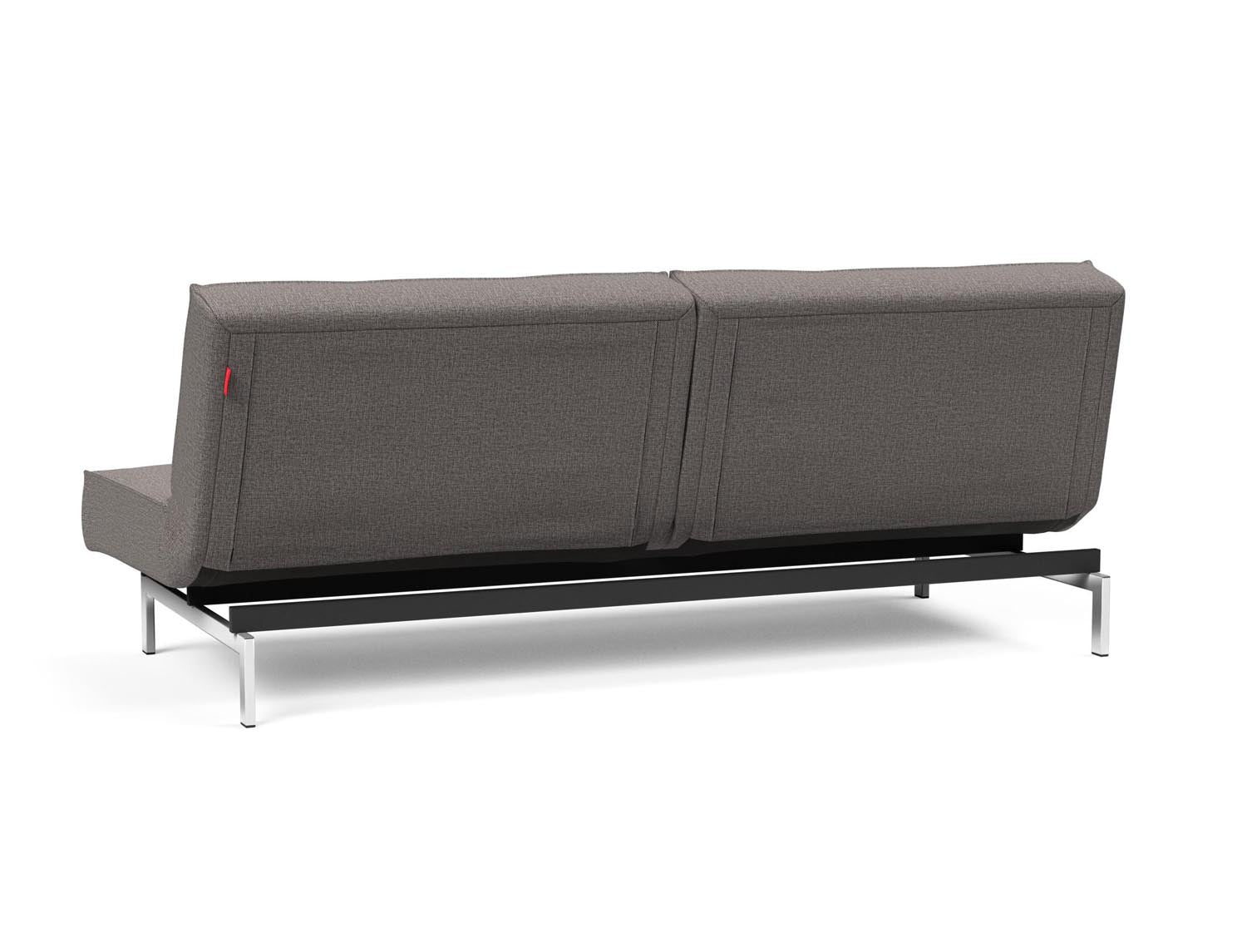 Erleben Sie das elegante Splitback Sofabett 115 Chrom von Innovation Living – ideal für moderne Räume und entspannende Schlafmomente.