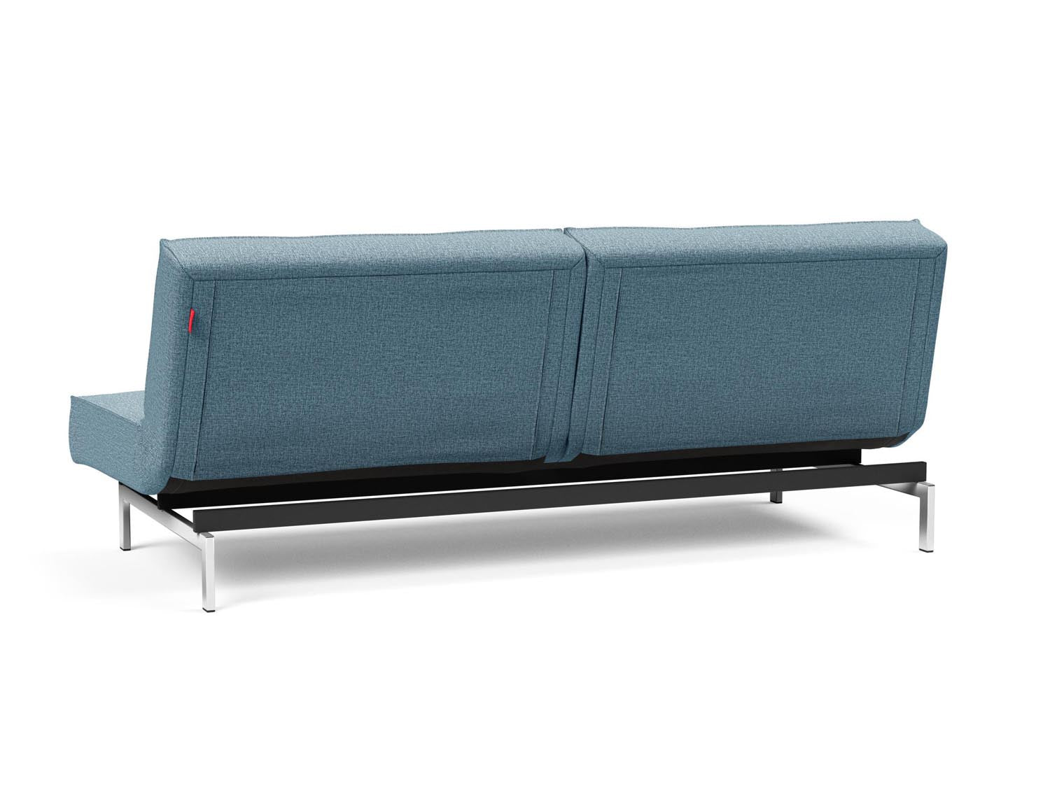 Erleben Sie das elegante Splitback Sofabett 115 Chrom von Innovation Living – ideal für moderne Räume und entspannende Schlafmomente.