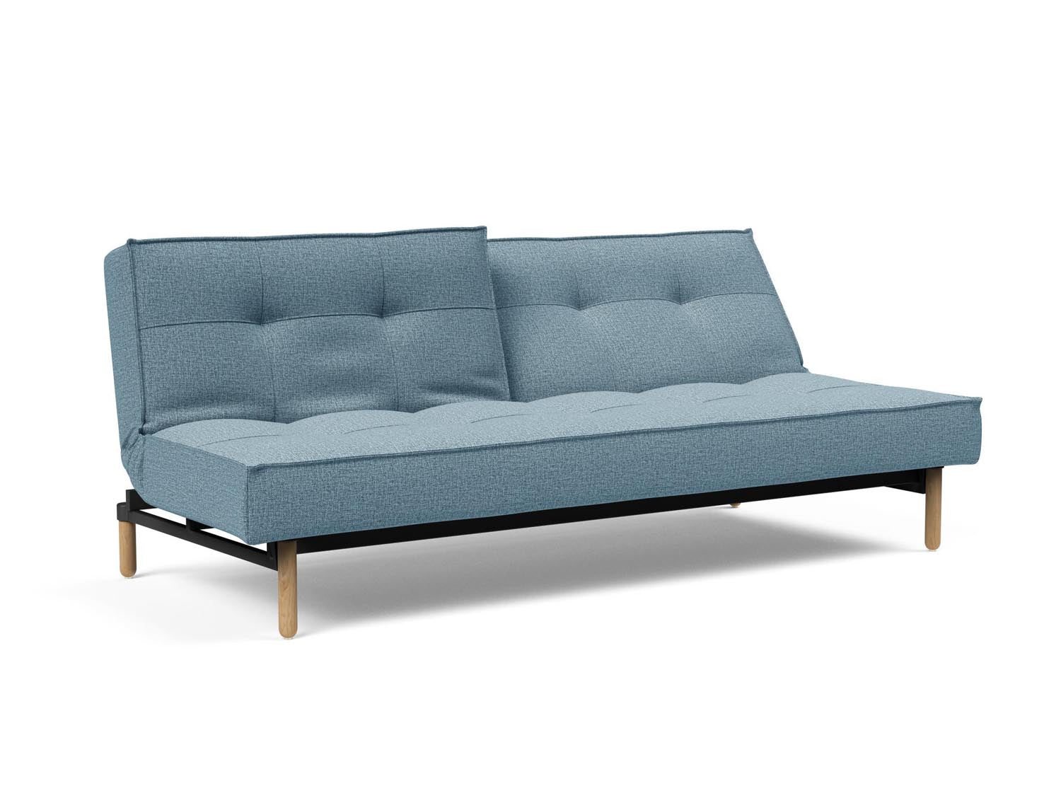 Das Splitback Sofabett 115 Stem von Innovation Living bietet stilvolle Flexibilität und Komfort, ideal für kleine Räume und Übernachtungsgäste.