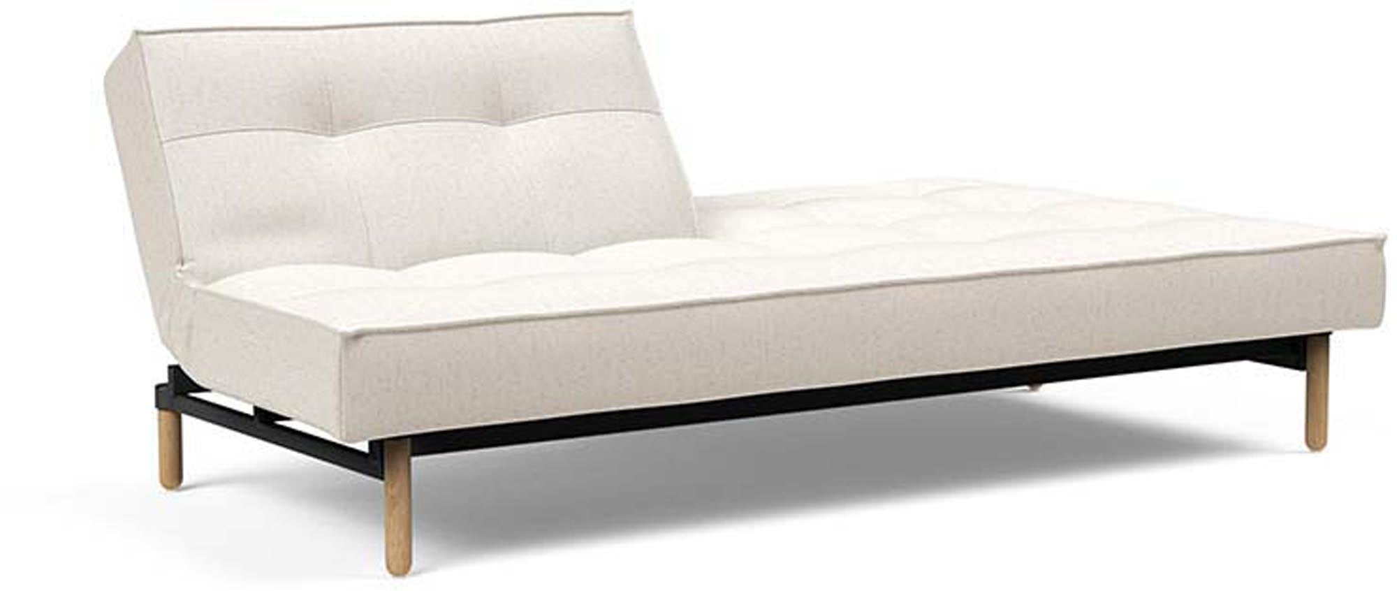 Das Splitback Sofabett 115 Stem von Innovation Living bietet stilvolle Flexibilität und Komfort, ideal für kleine Räume und Übernachtungsgäste.