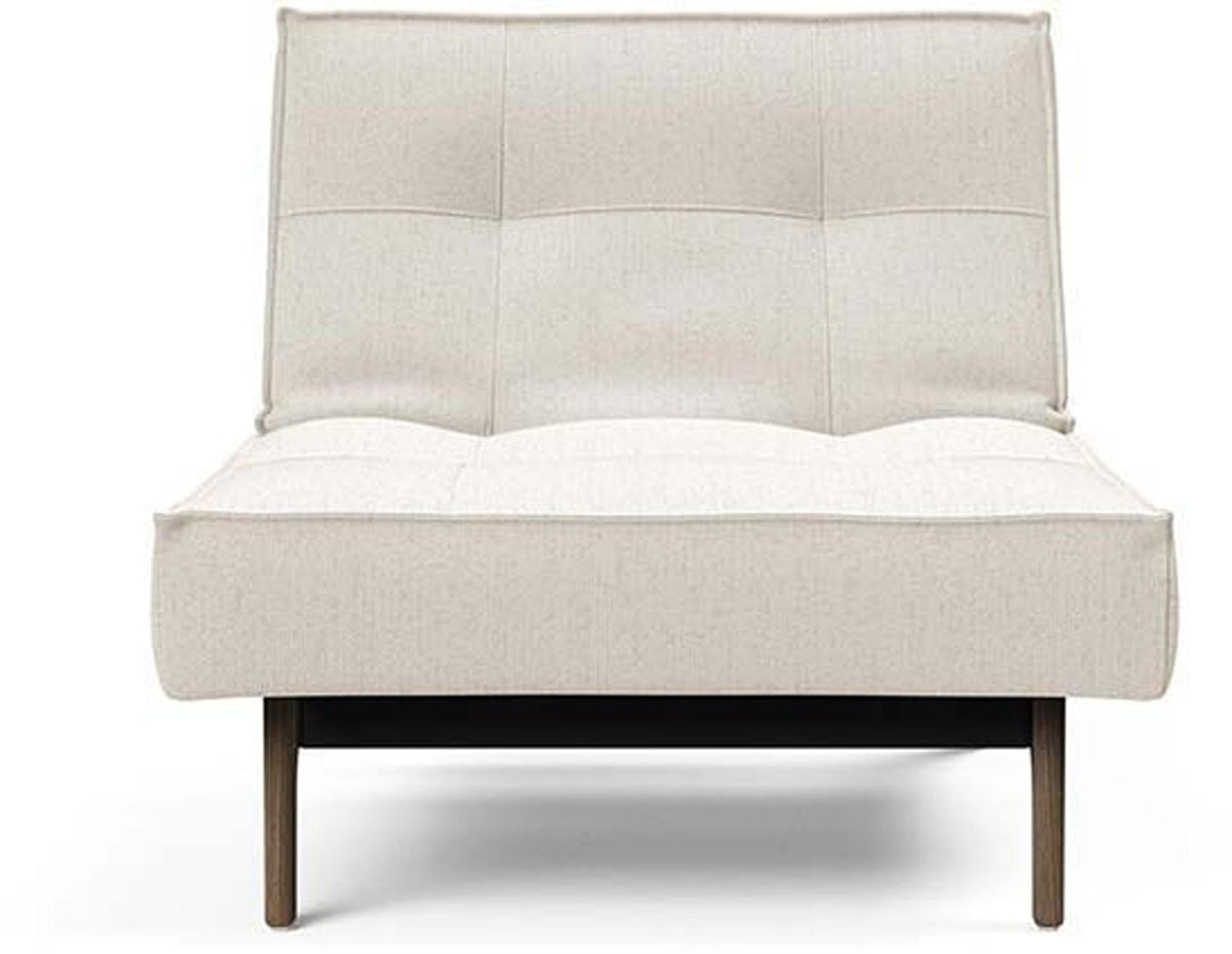 Splitback Eik Sessel in 531 Bouclé Off White präsentiert im Onlineshop von KAQTU Design AG. Sessel ist von Innovation Living