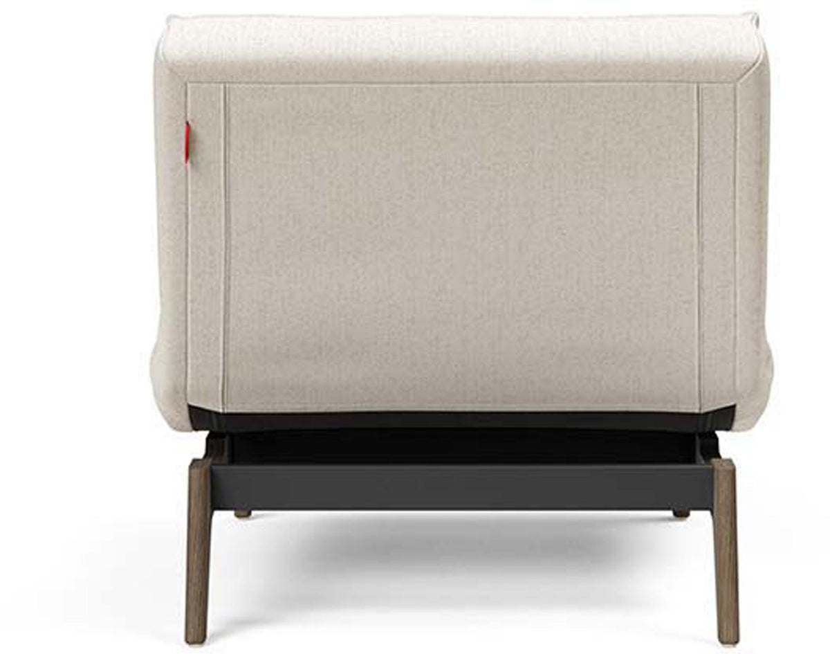 Splitback Eik Sessel in 531 Bouclé Off White präsentiert im Onlineshop von KAQTU Design AG. Sessel ist von Innovation Living