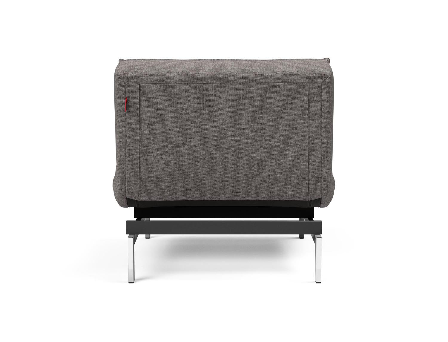 Entdecken Sie den Splitback Chrome Sessel: Stilvolles, funktionales Design mit Chrombeinen, ideal für kleine Räume und vielseitige Nutzung.