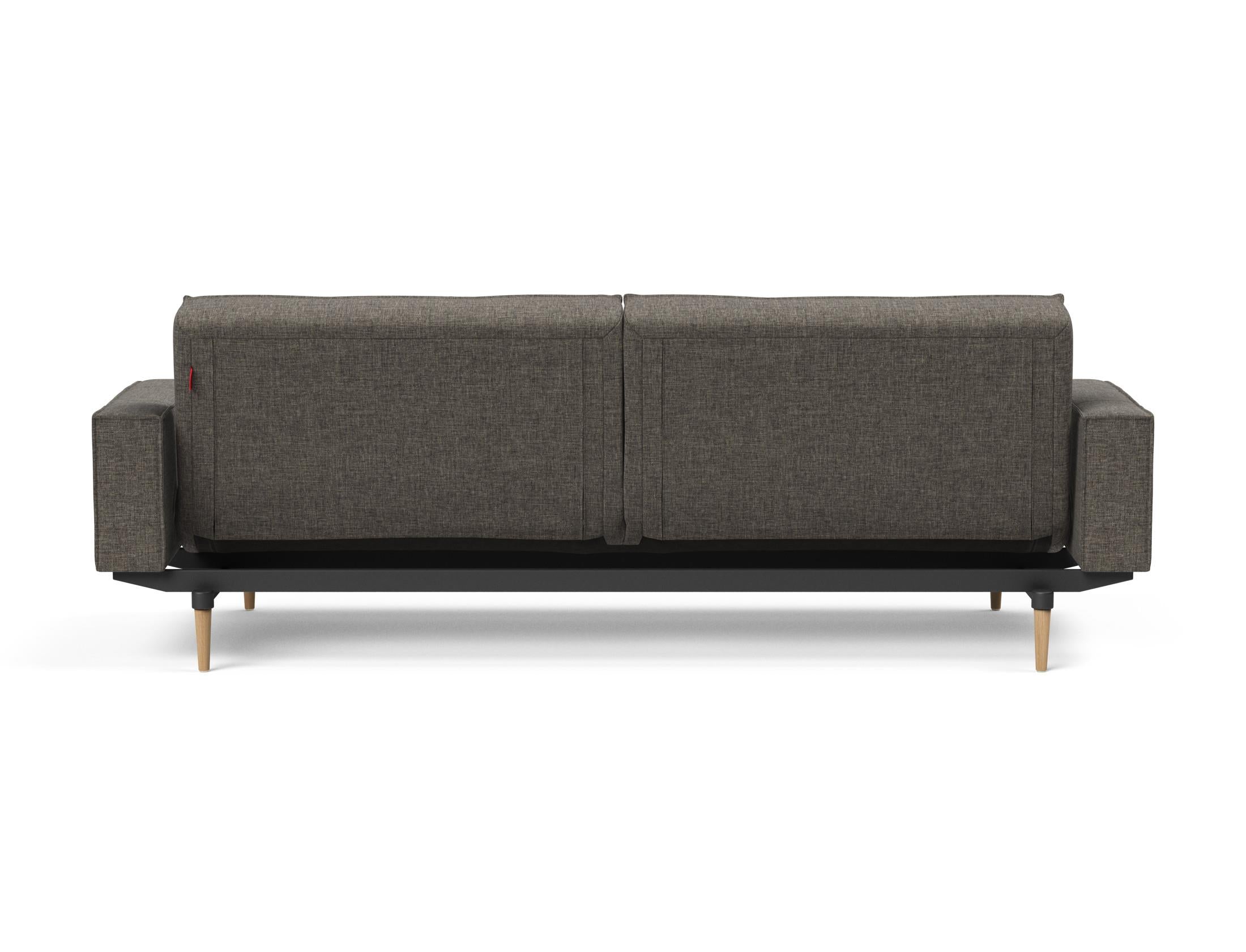 Das Splitback Sofabett 115 Styletto vereint elegantes Design mit praktischer Funktionalität. Ideal für Wohnzimmer und Gästezimmer.