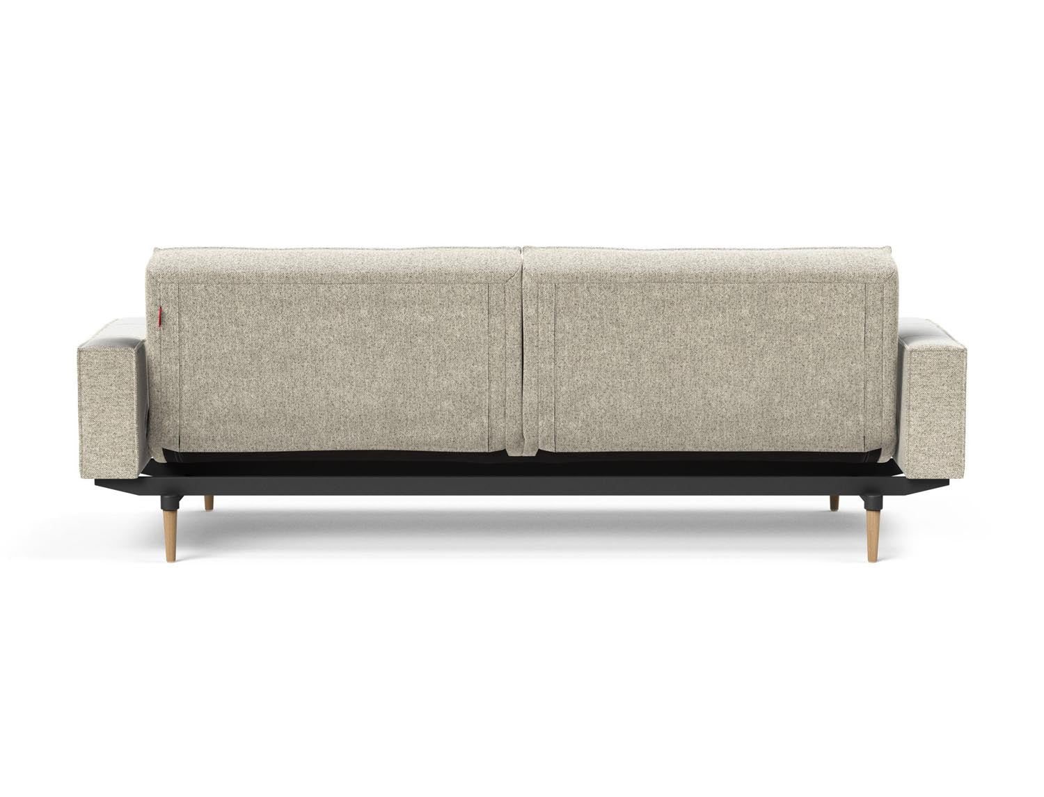 Elegantes Splitback Sofabett 115 Styletto mit Armlehnen von Innovation Living – perfekter Mix aus Stil und Funktionalität für Ihr Zuhause.
