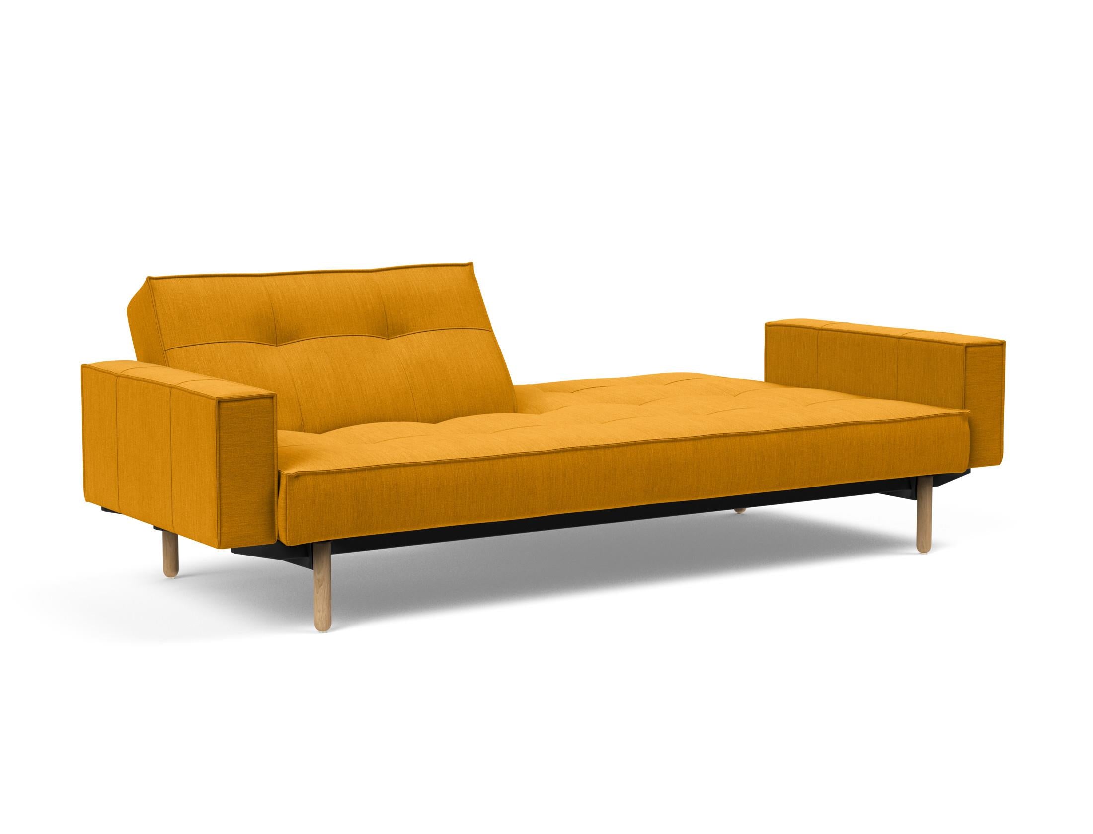 Das Splitback Sofabett 115 Stem von Innovation Living vereint modernes Design mit Funktionalität. Perfekt für stilvolle Wohnräume und Gästezimmer.