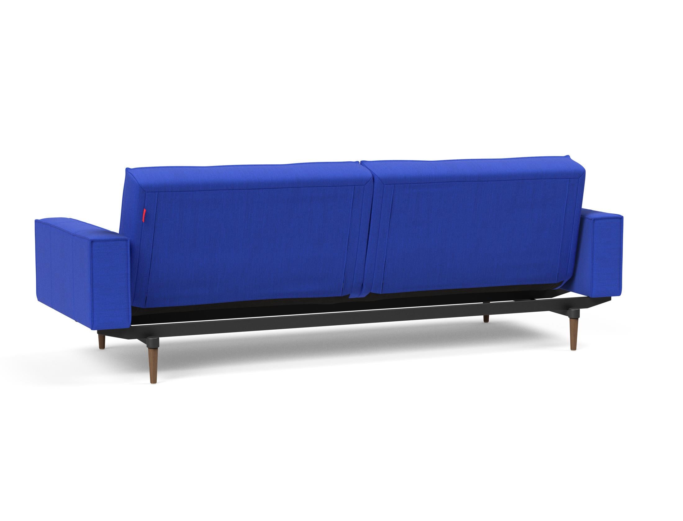 Das Splitback Sofabett 115 Styletto von Innovation Living bietet stilvolle Flexibilität und hohen Schlafkomfort. Perfekt für jedes Zuhause.