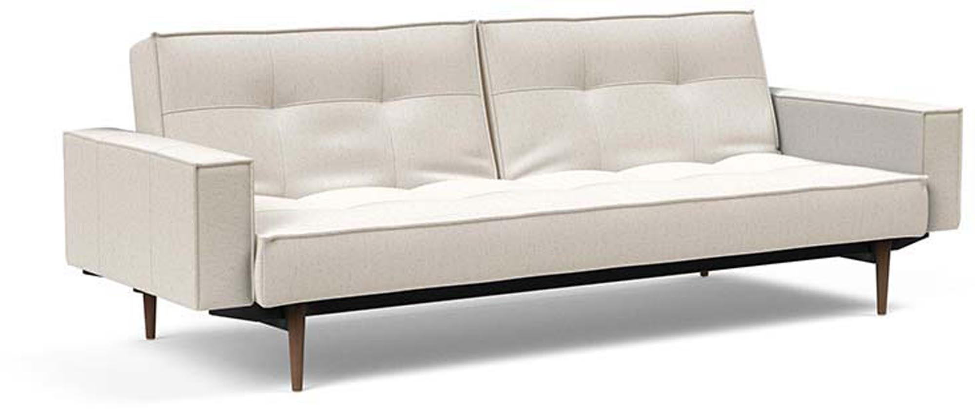 Das Splitback Sofabett 115 Styletto vereint elegantes Design mit praktischer Funktionalität. Ideal für Wohnzimmer und Gästezimmer.