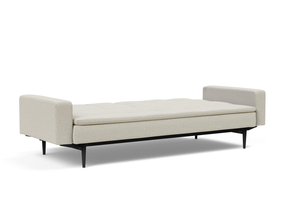 Dublexo Styletto Schlafsofa 115 mit Armlehnen in 527 Mixed Dance Natural präsentiert im Onlineshop von KAQTU Design AG. Bettsofa ist von Innovation Living