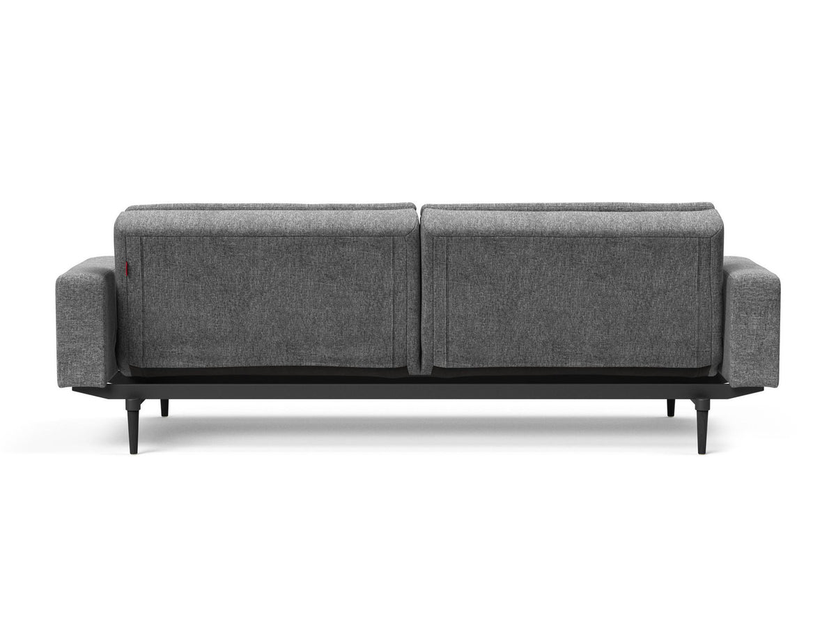 Dublexo Styletto Schlafsofa 115 mit Armlehnen in 563 Twist Charcoal präsentiert im Onlineshop von KAQTU Design AG. Bettsofa ist von Innovation Living