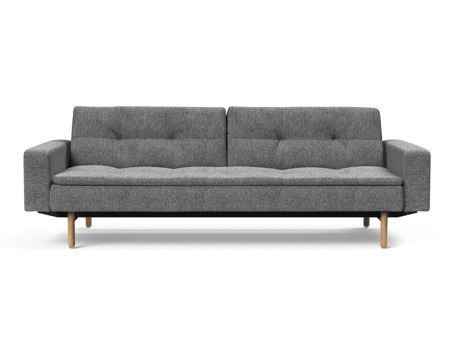 Das Dublexo Stem Schlafsofa 115 mit Armlehnen bietet modernes Design, Komfort und Funktionalität für urbane Wohnräume. Perfekt für Gäste.