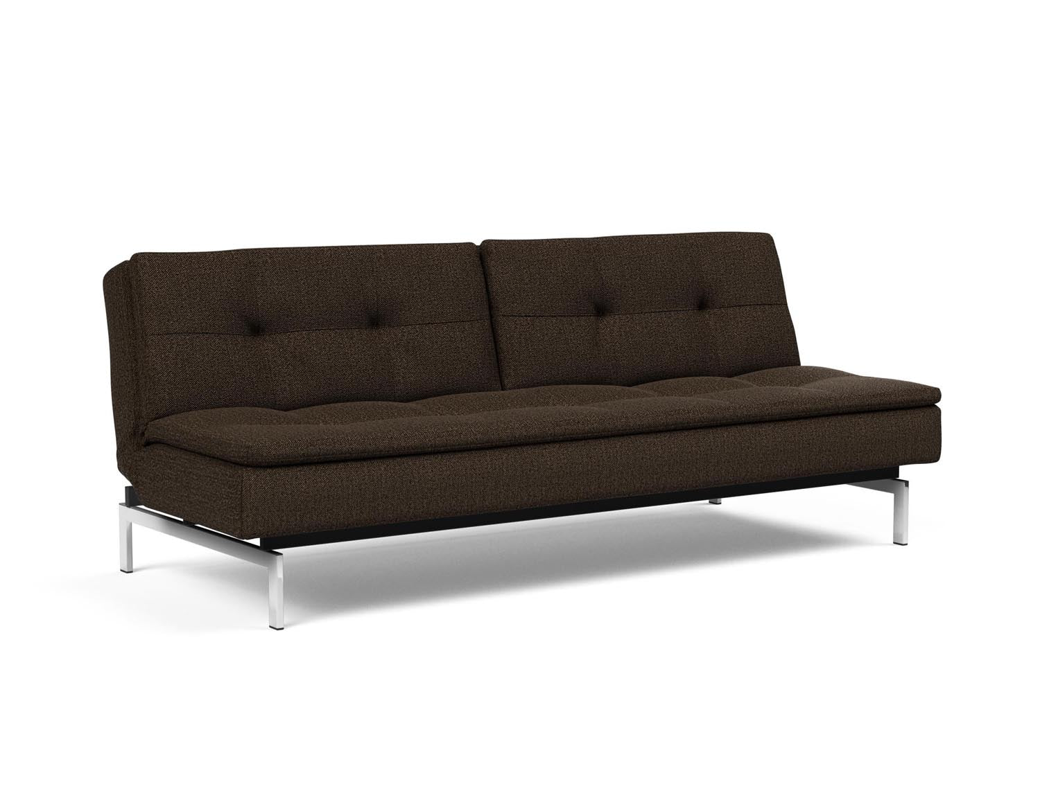 Erleben Sie das Dublexo Chrom Schlafsofa 115 von Innovation Living – modernes Design und vielseitige Funktionalität für Ihr Wohnambiente.