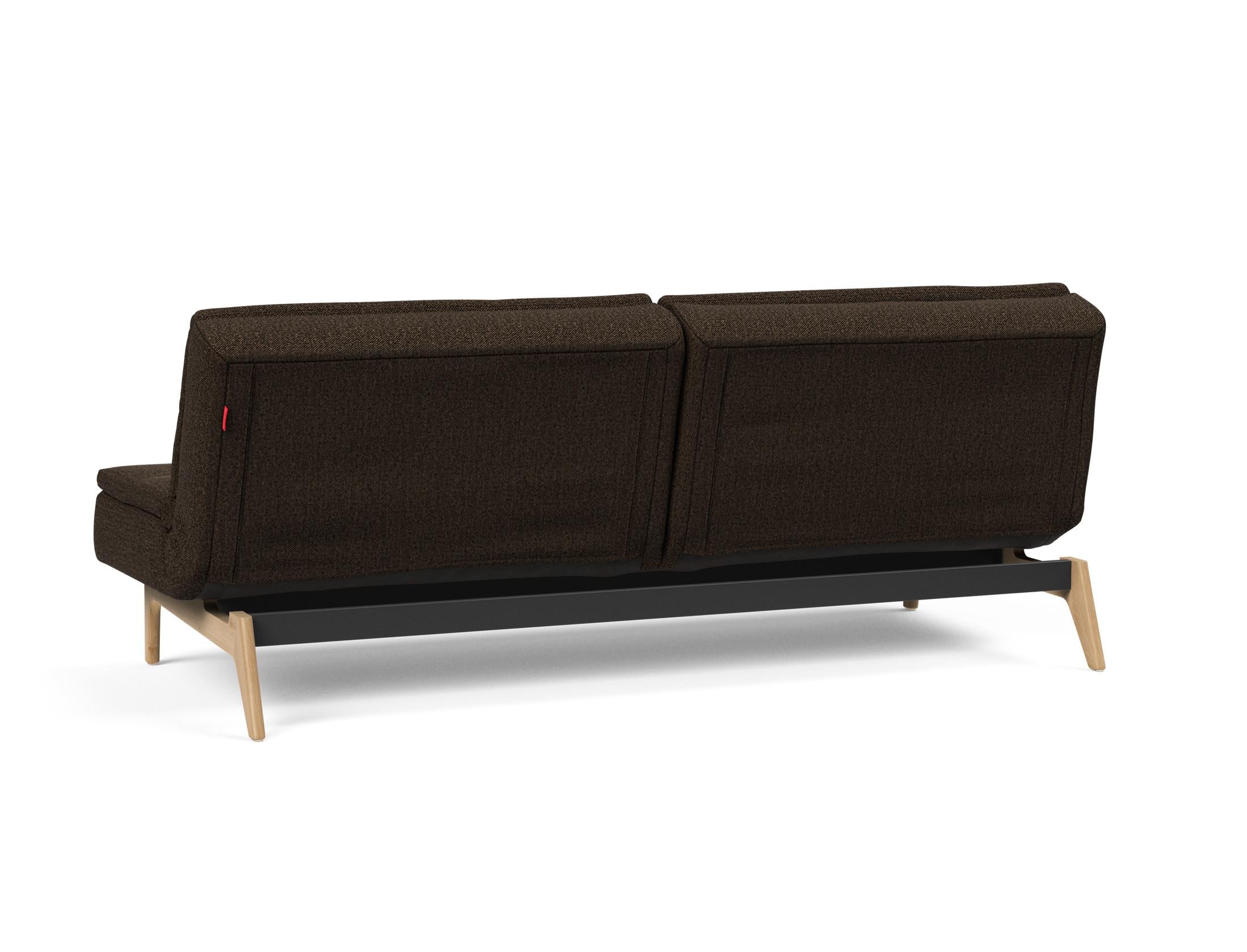 Das Dublexo Eik Schlafsofa 115 Eiche vereint stilvolles Design und Funktionalität, ideal für jeden Wohnraum und Gästezimmer.