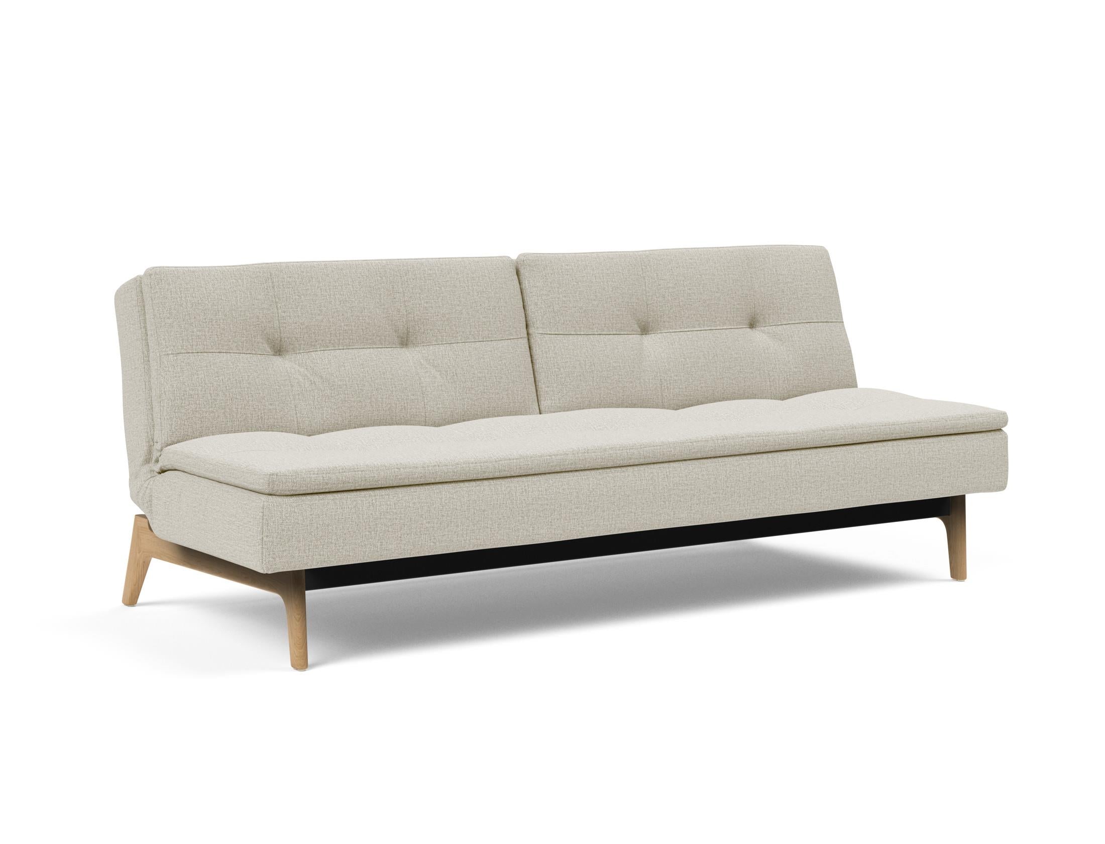 Das Dublexo Eik Schlafsofa 115 Eiche von Innovation Living vereint modernes Design mit praktischer Funktionalität – ideal für entspannte Nächte und stilvolle Räume.