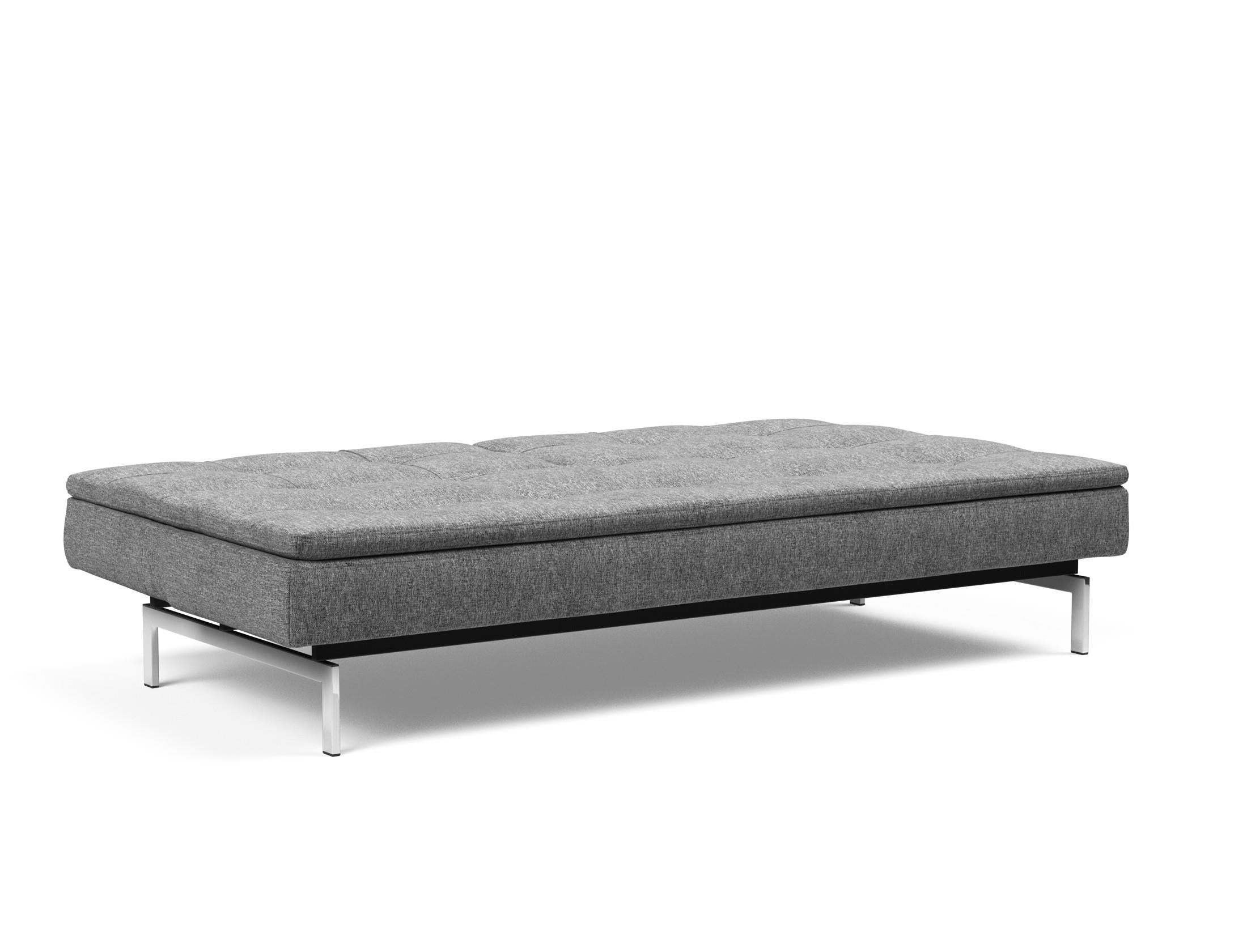 Das Dublexo Chrom Schlafsofa 115 vereint elegantes Design mit praktischer Funktionalität, ideal für kleine Räume und entspannte Momente.