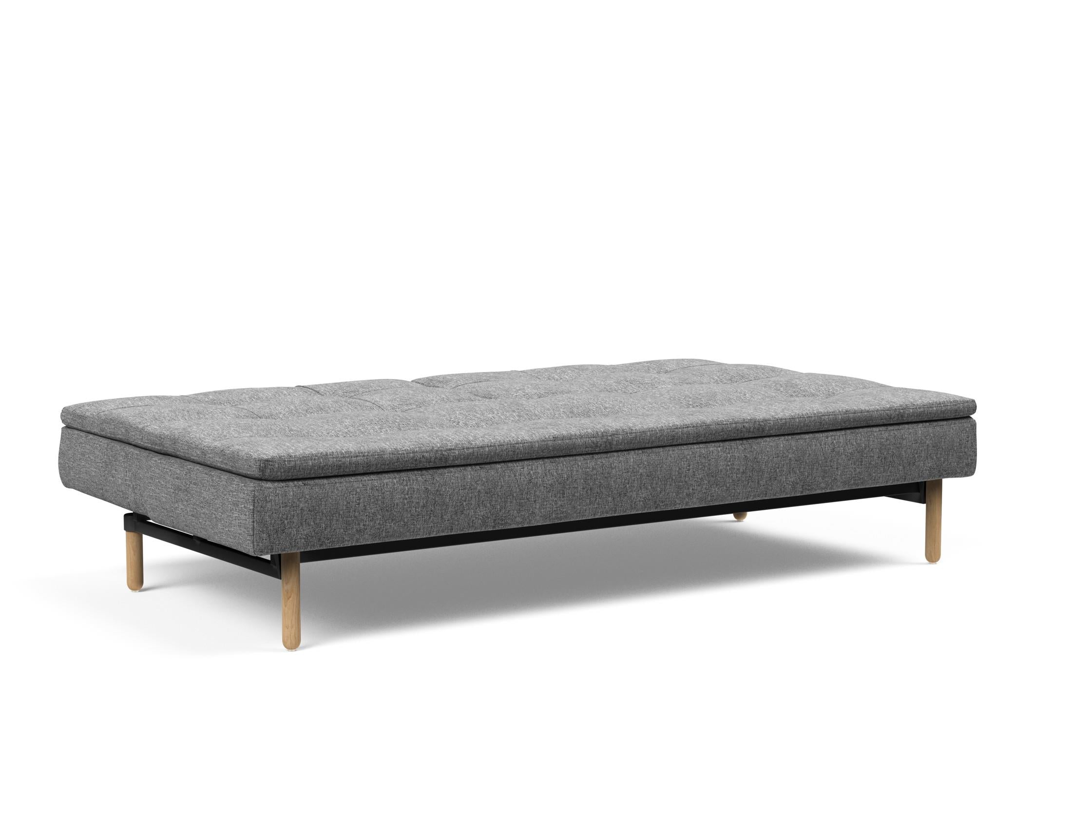 Das Dublexo Stem Schlafsofa 115 vereint modernes Design mit hohem Komfort. Ideal für kleine Räume, verwandelt es sich schnell in ein gemütliches Bett.