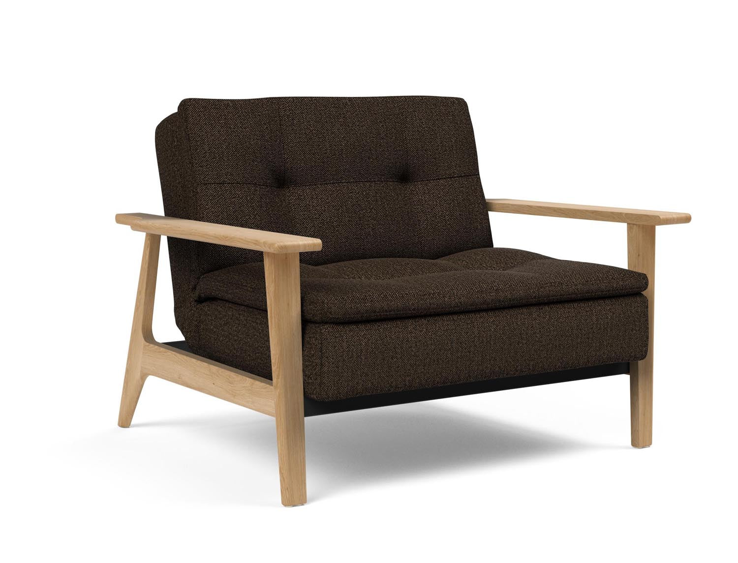 Erleben Sie den Dublexo Frej Sessel Eiche von Innovation Living – stilvoll, vielseitig und perfekt für jedes moderne Zuhause.