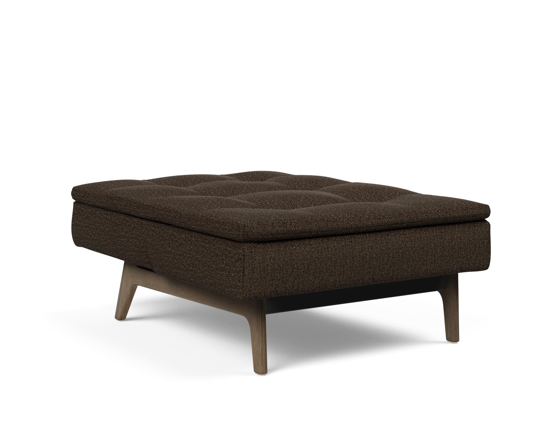 Entdecken Sie den Dublexo Eik Sessel in Rauch-Eiche – ein elegantes, multifunktionales Möbelstück für Ihr Zuhause, ideal für jeden Raum!