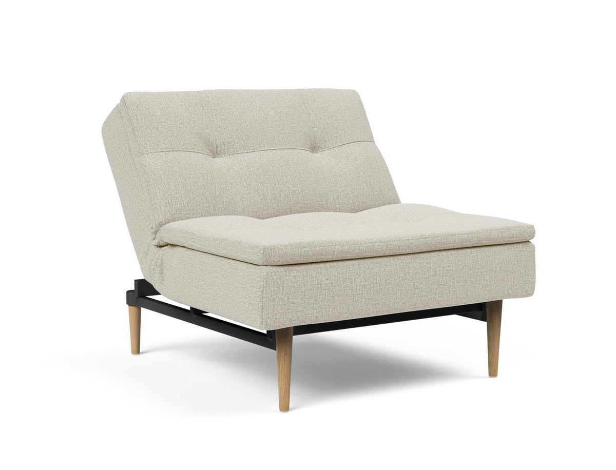 Dublexo Styletto Sessel in 527 Mixed Dance Natural präsentiert im Onlineshop von KAQTU Design AG. Sessel ist von Innovation Living
