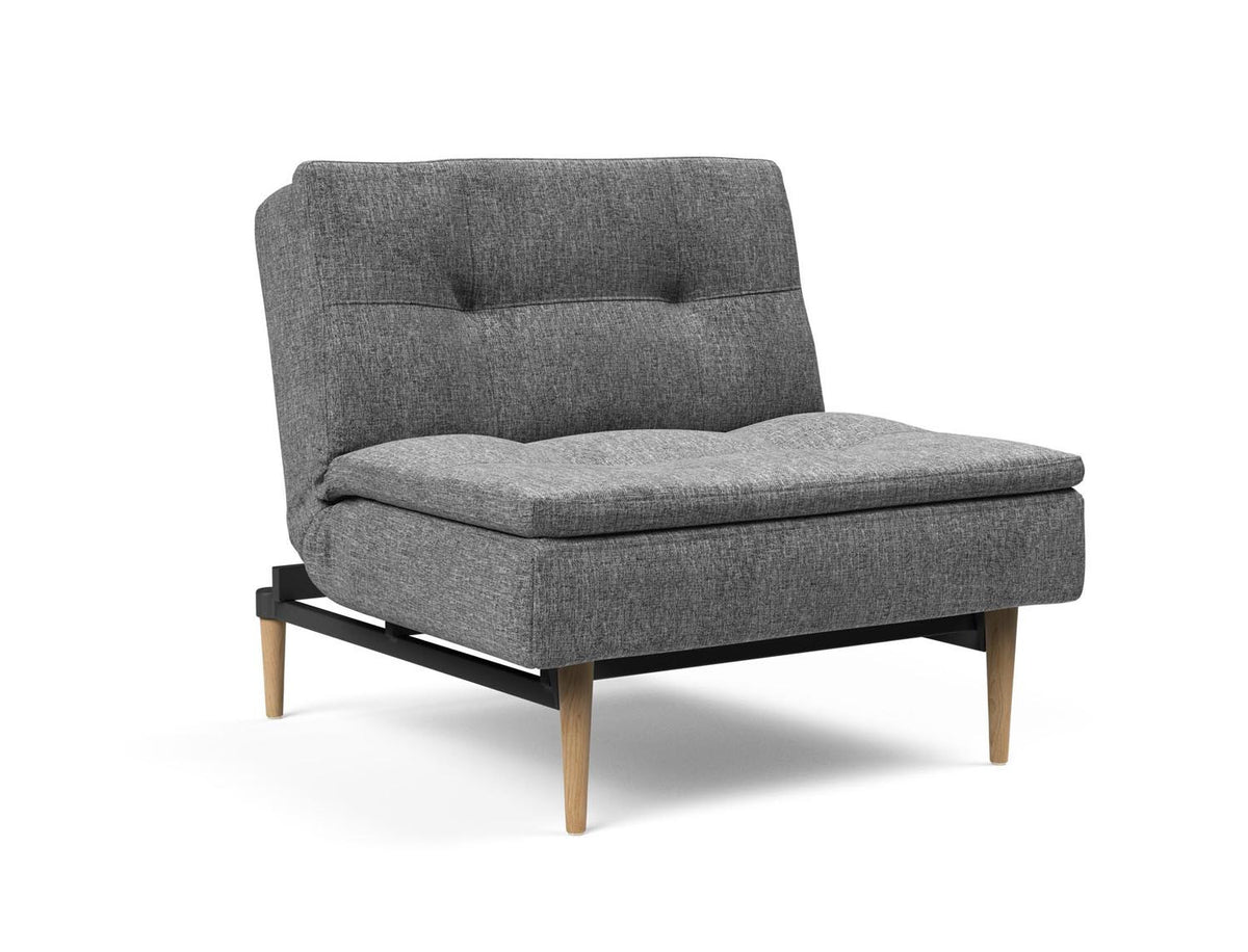 Dublexo Styletto Sessel in 563 Twist Charcoal präsentiert im Onlineshop von KAQTU Design AG. Sessel ist von Innovation Living