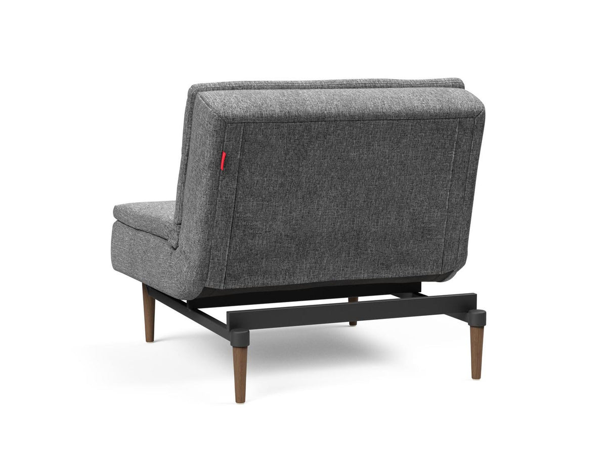 Dublexo Styletto Sessel in 563 Twist Charcoal präsentiert im Onlineshop von KAQTU Design AG. Sessel ist von Innovation Living