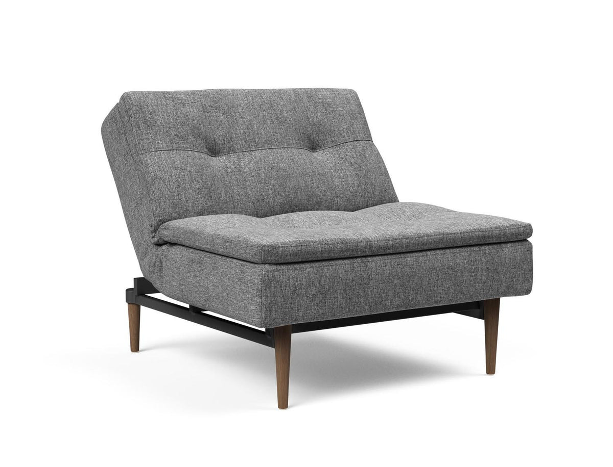 Dublexo Styletto Sessel in 563 Twist Charcoal präsentiert im Onlineshop von KAQTU Design AG. Sessel ist von Innovation Living
