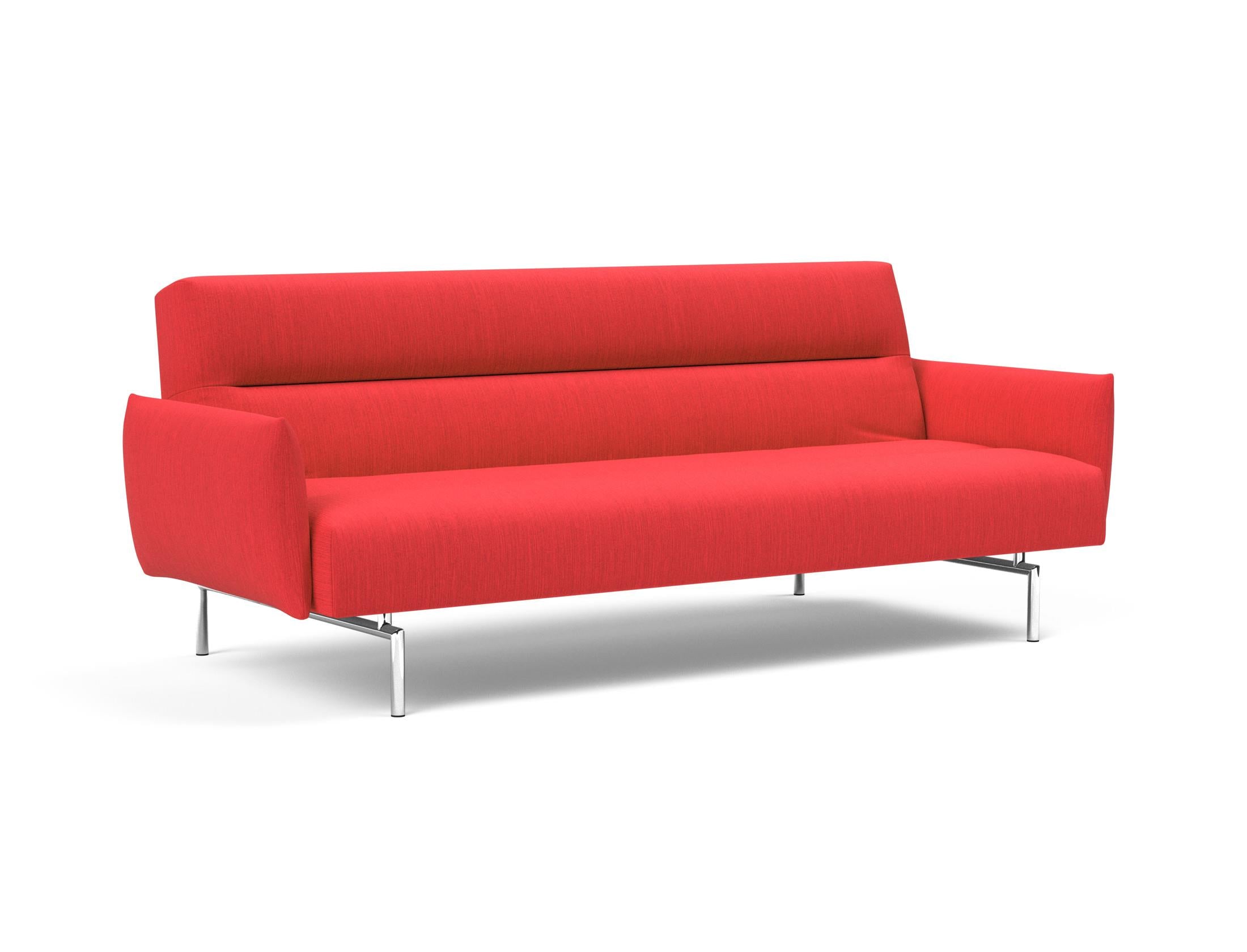 Erleben Sie das Jillis Schlafsofa mit Armlehnen von Innovation Living – stilvolles Design trifft auf hohen Komfort und vielseitige Funktionalität.