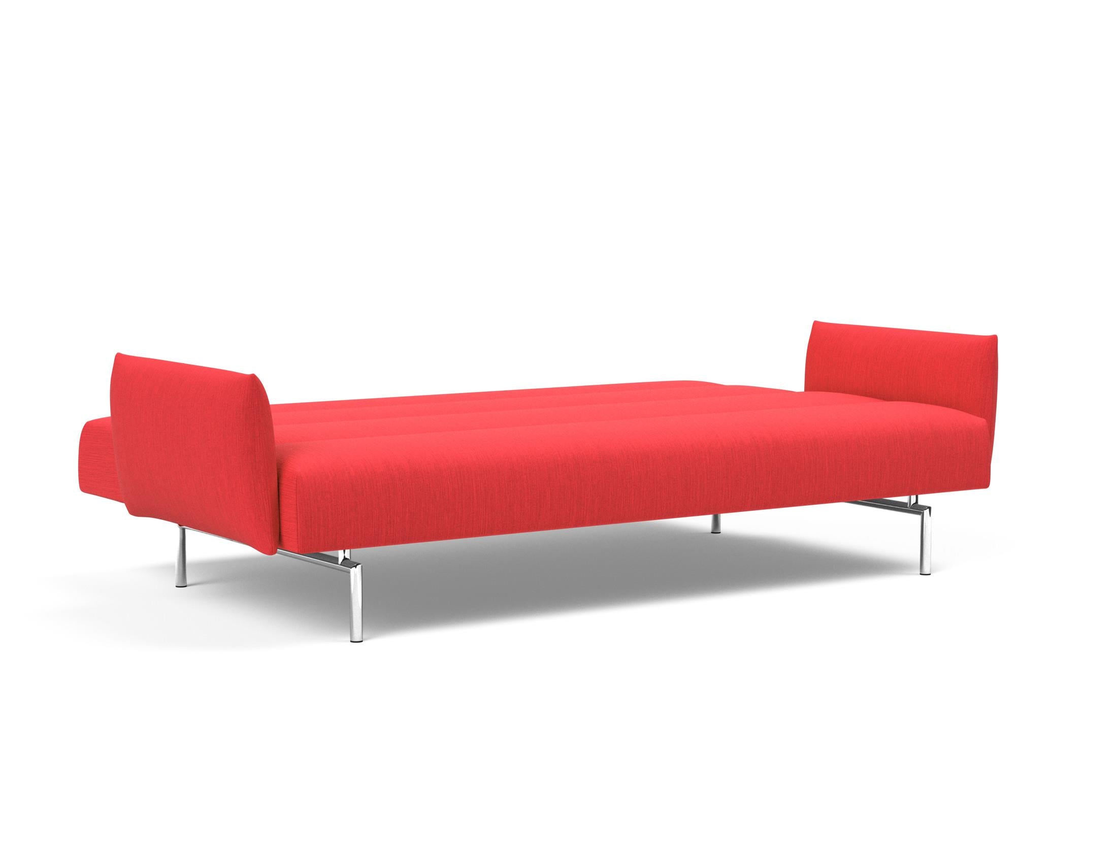 Erleben Sie das Jillis Schlafsofa mit Armlehnen von Innovation Living – stilvolles Design trifft auf hohen Komfort und vielseitige Funktionalität.