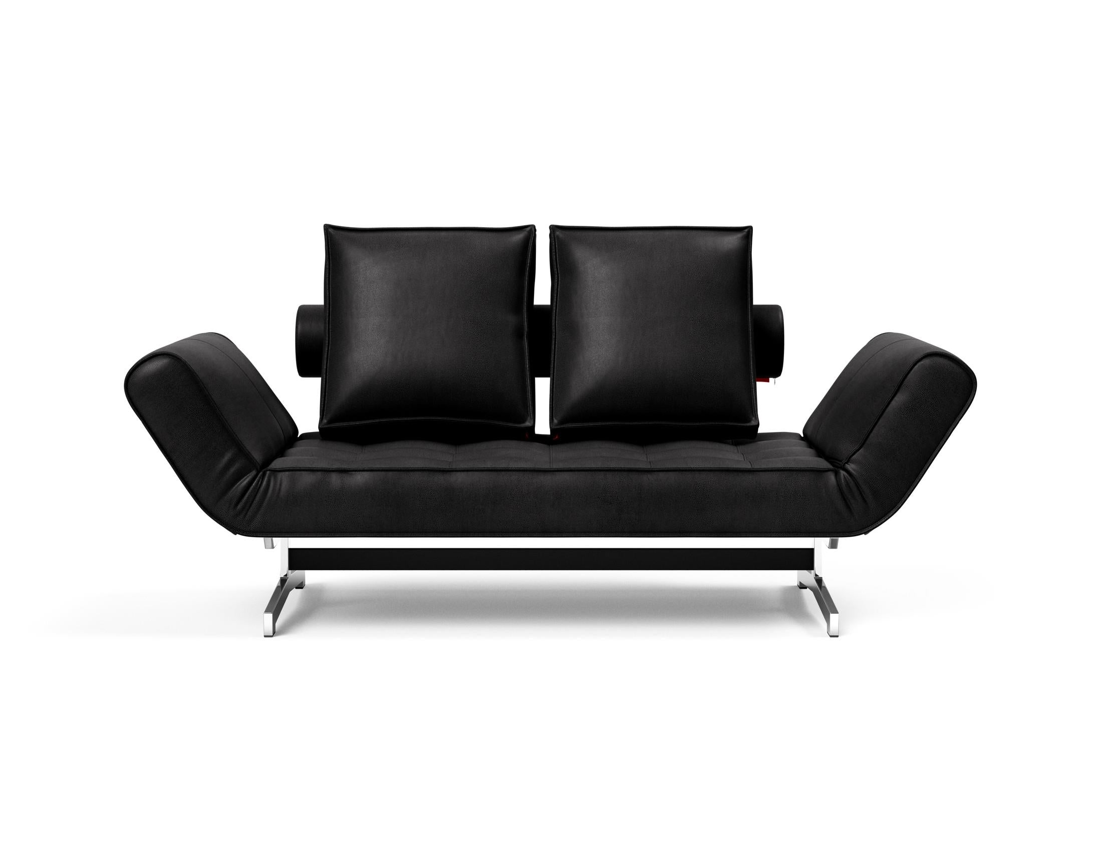 Erleben Sie das Ghia Klappsofa 80 Chrom von Innovation Living – stilvolles Design trifft Funktionalität für Ihr Zuhause.
