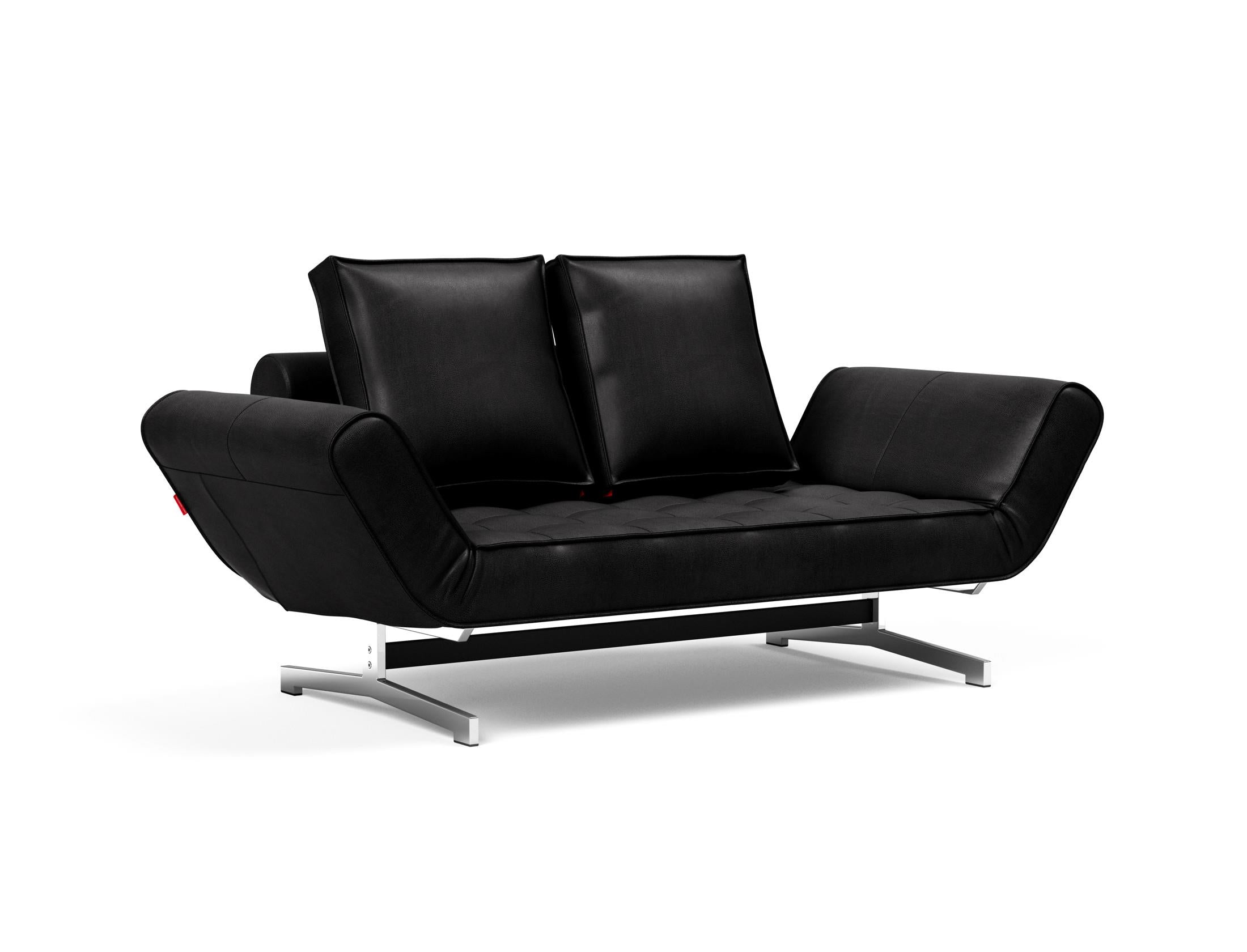 Erleben Sie das Ghia Klappsofa 80 Chrom von Innovation Living – stilvolles Design trifft Funktionalität für Ihr Zuhause.