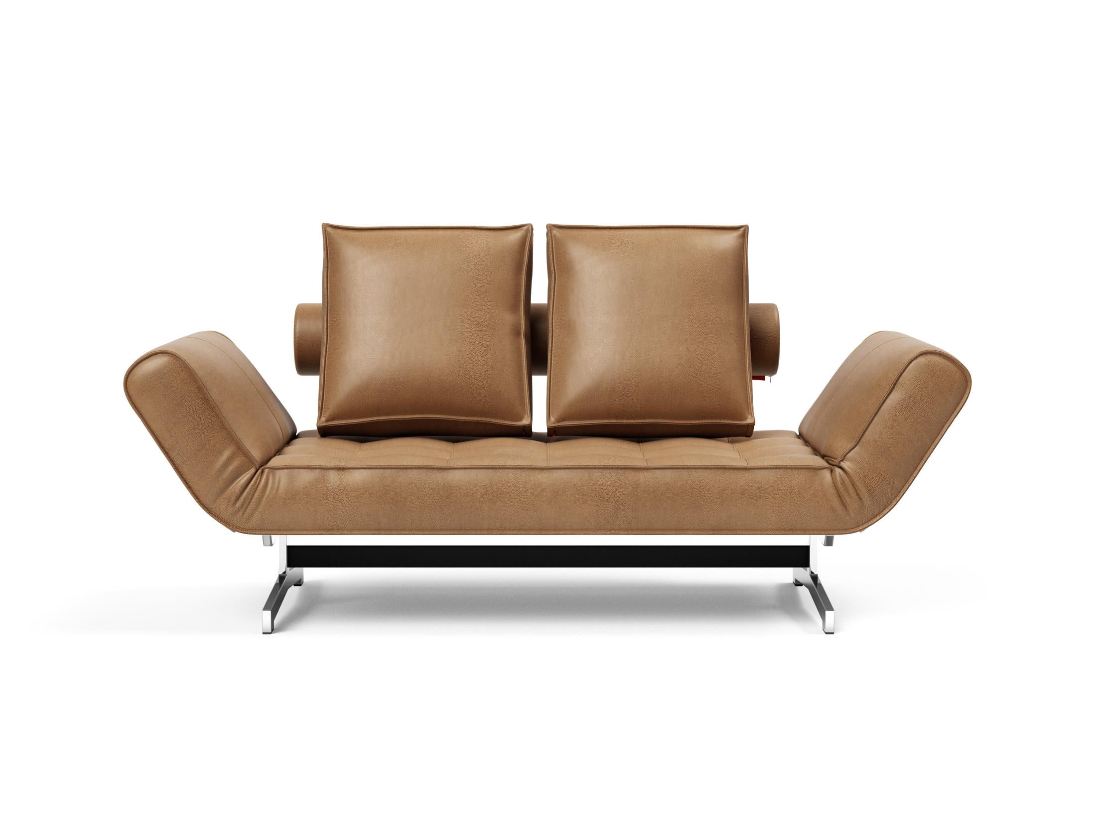 Erleben Sie das Ghia Klappsofa 80 Chrom von Innovation Living – stilvolles Design trifft Funktionalität für Ihr Zuhause.