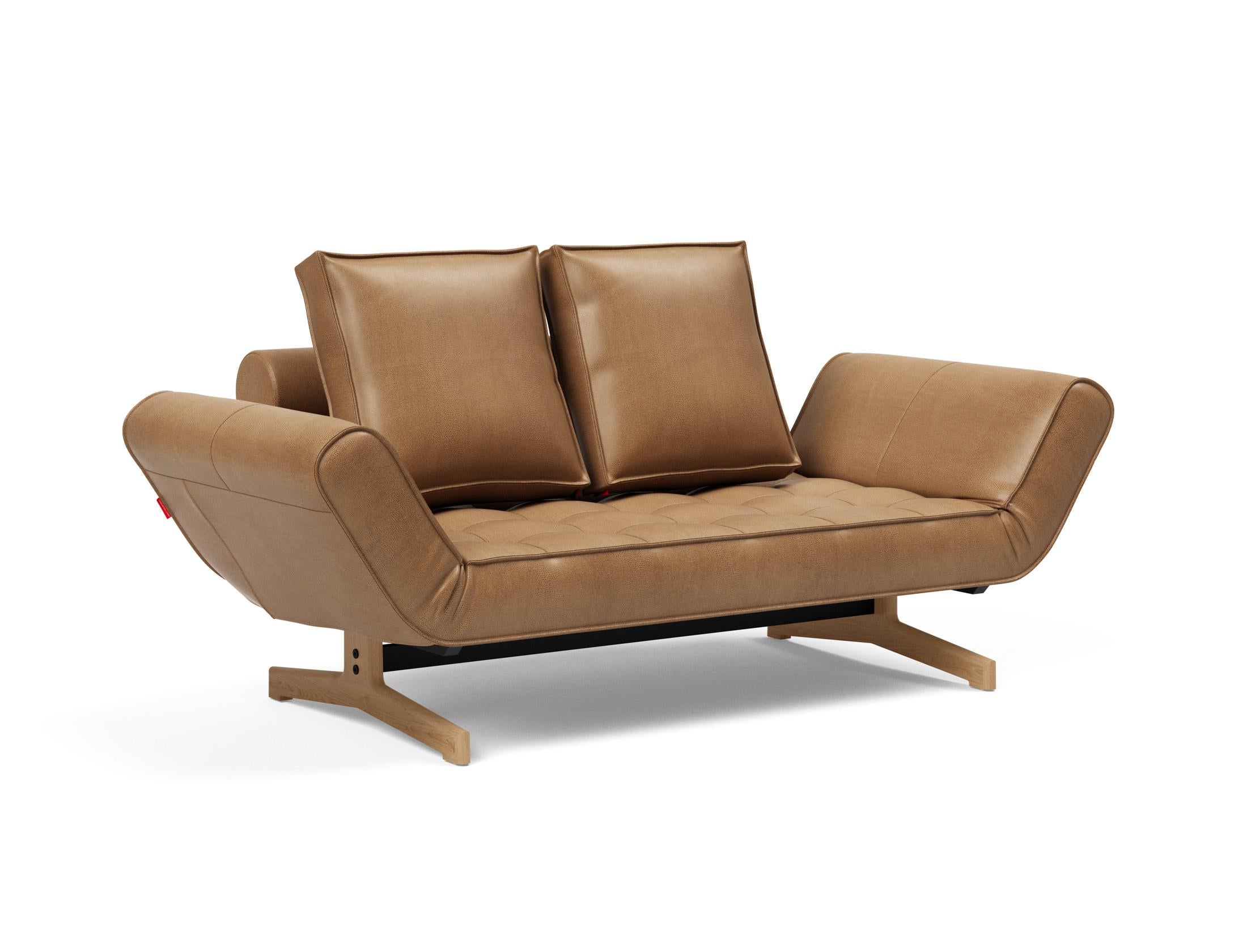 Erleben Sie das Ghia Klappsofa 80 Eiche von Innovation Living – eine elegante Lösung, die Komfort und Vielseitigkeit in jeden Raum bringt.
