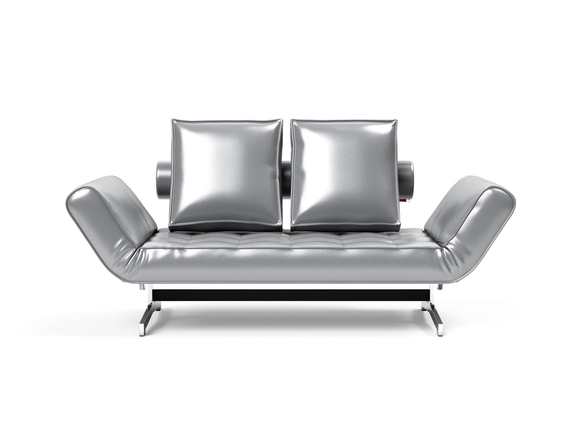 Das Ghia Klappsofa 80 Chrom von Innovation Living kombiniert modernes Design, Komfort und Funktionalität. Perfekt für stilvolle Räume.