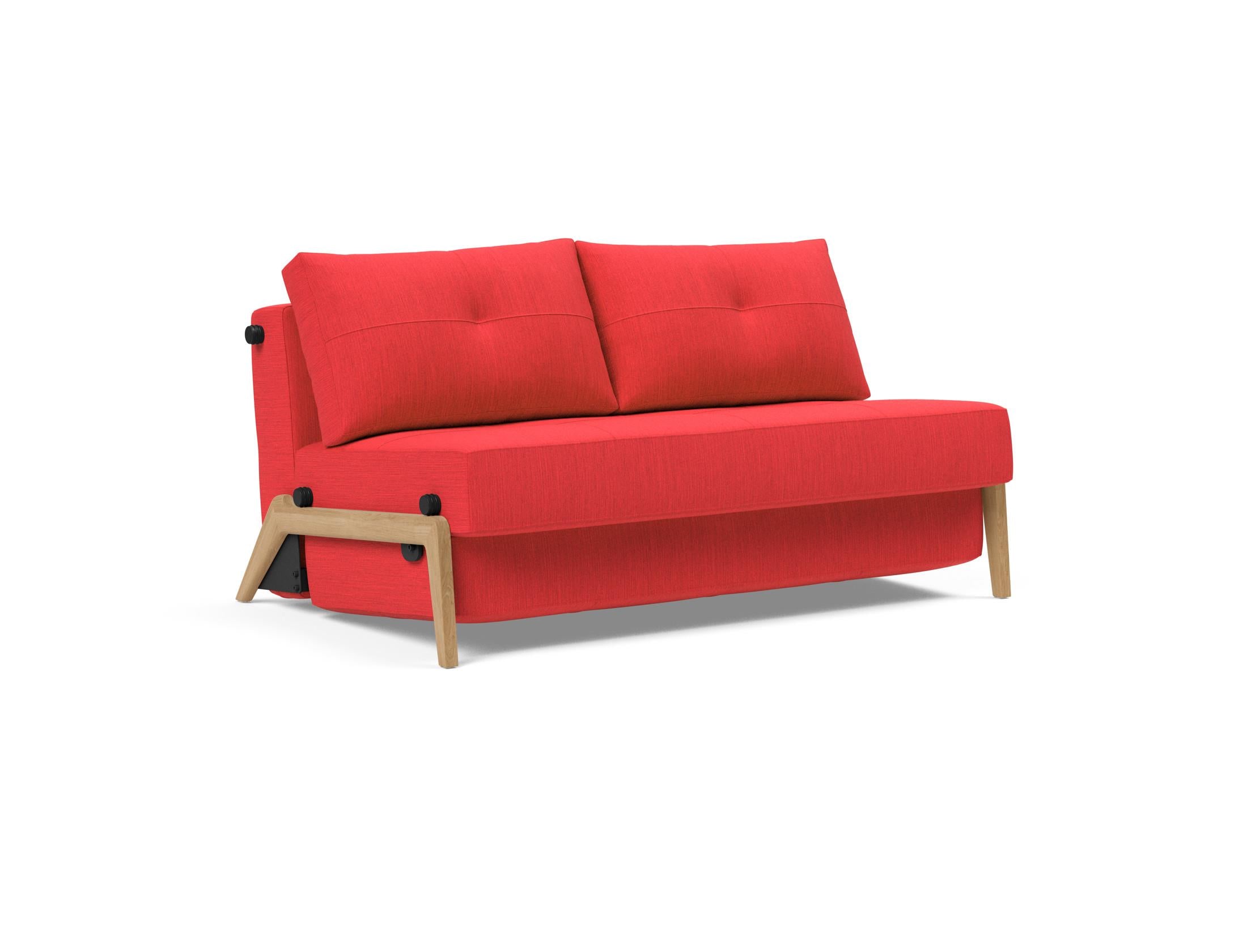 Cubed Klappsofa 140: Modernes, multifunktionales Sofa, ideal für kleine Räume. Bietet Komfort und Stil für jede Gelegenheit.
