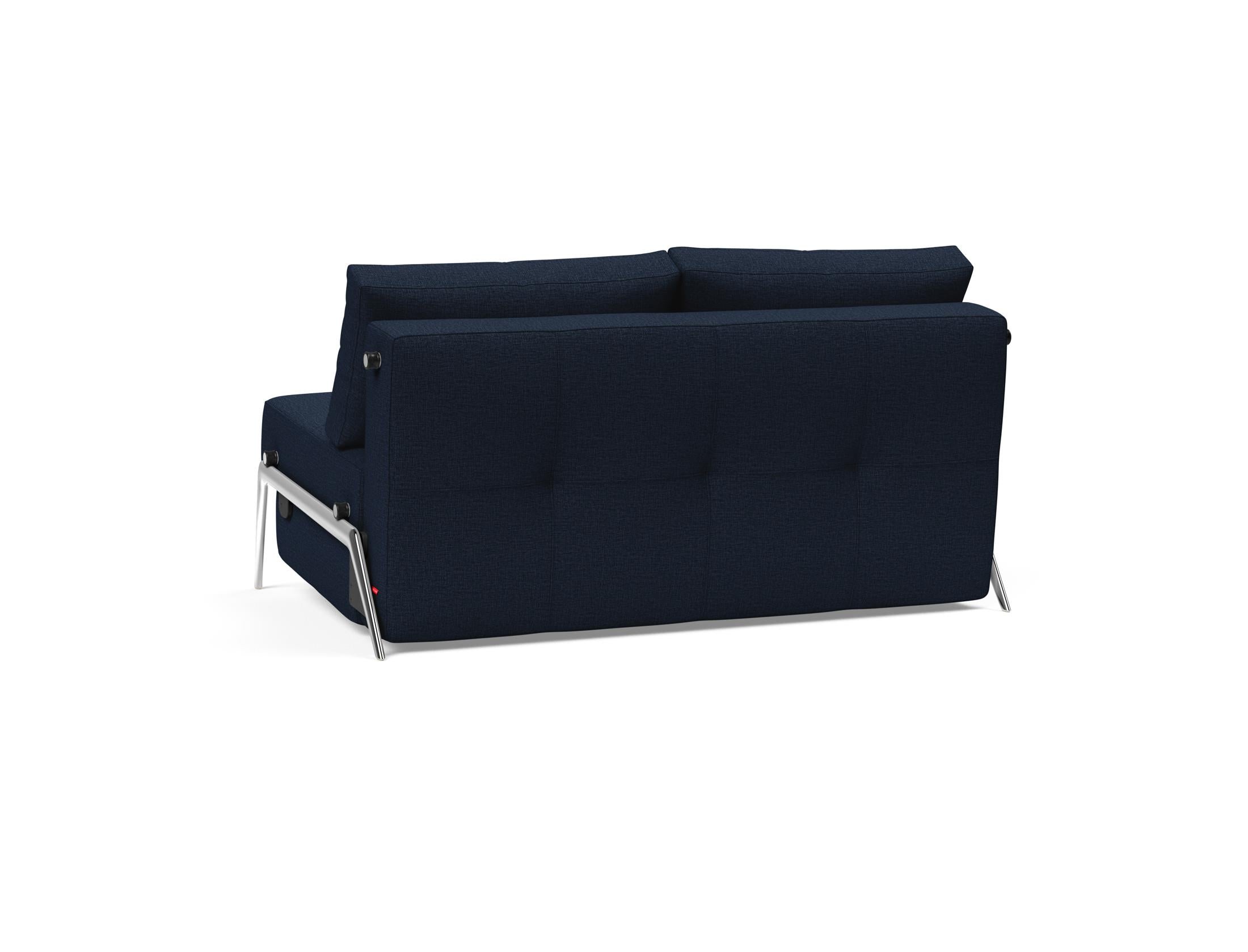 Cubed Klappsofa 140: Stilvolles Sofa mit cleverem Klappmechanismus. Ideal für kleine Räume, bietet Komfort und praktischen Stauraum.
