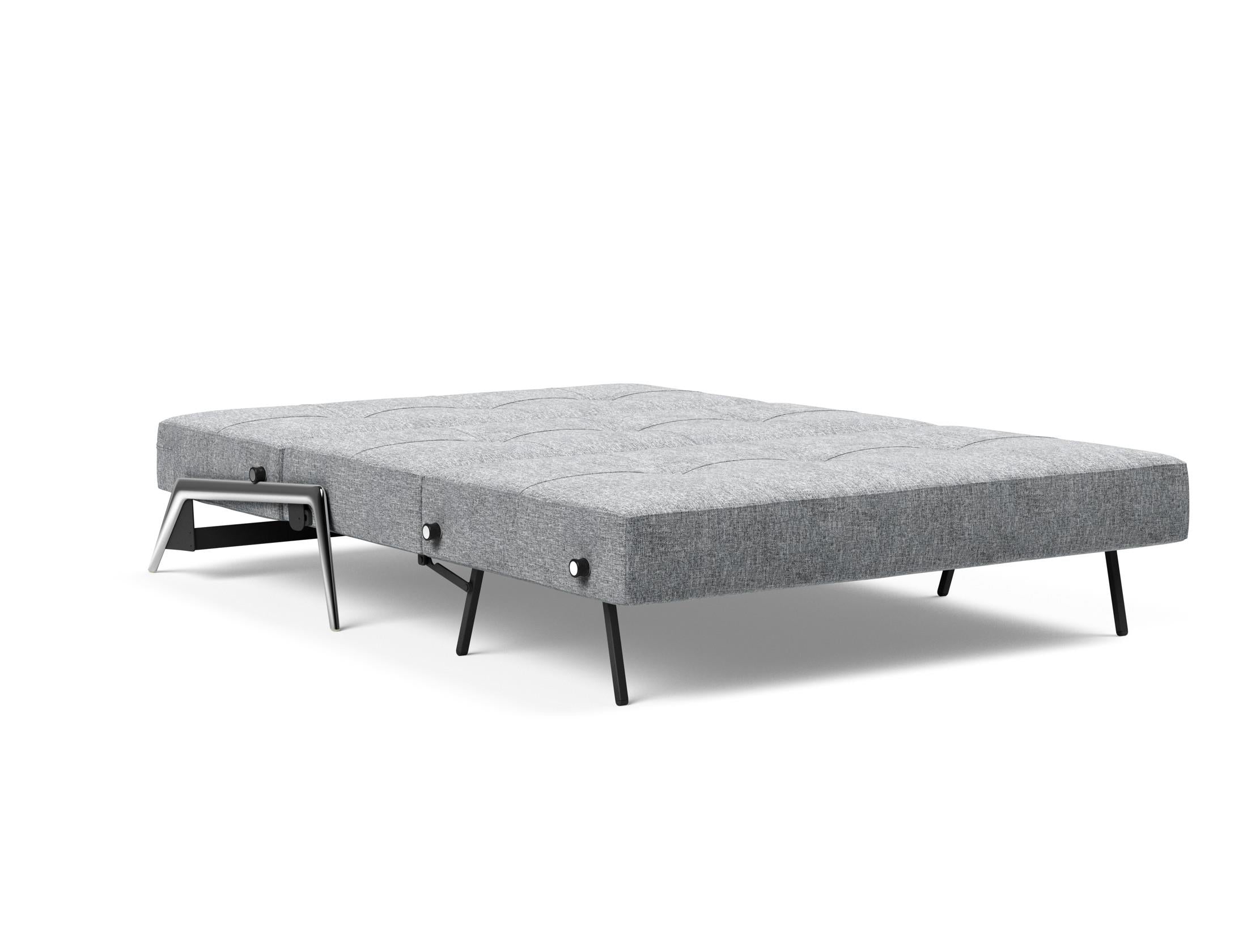 Cubed Klappsofa 140: Stilvolles Sofa mit cleverem Klappmechanismus. Ideal für kleine Räume, bietet Komfort und praktischen Stauraum.