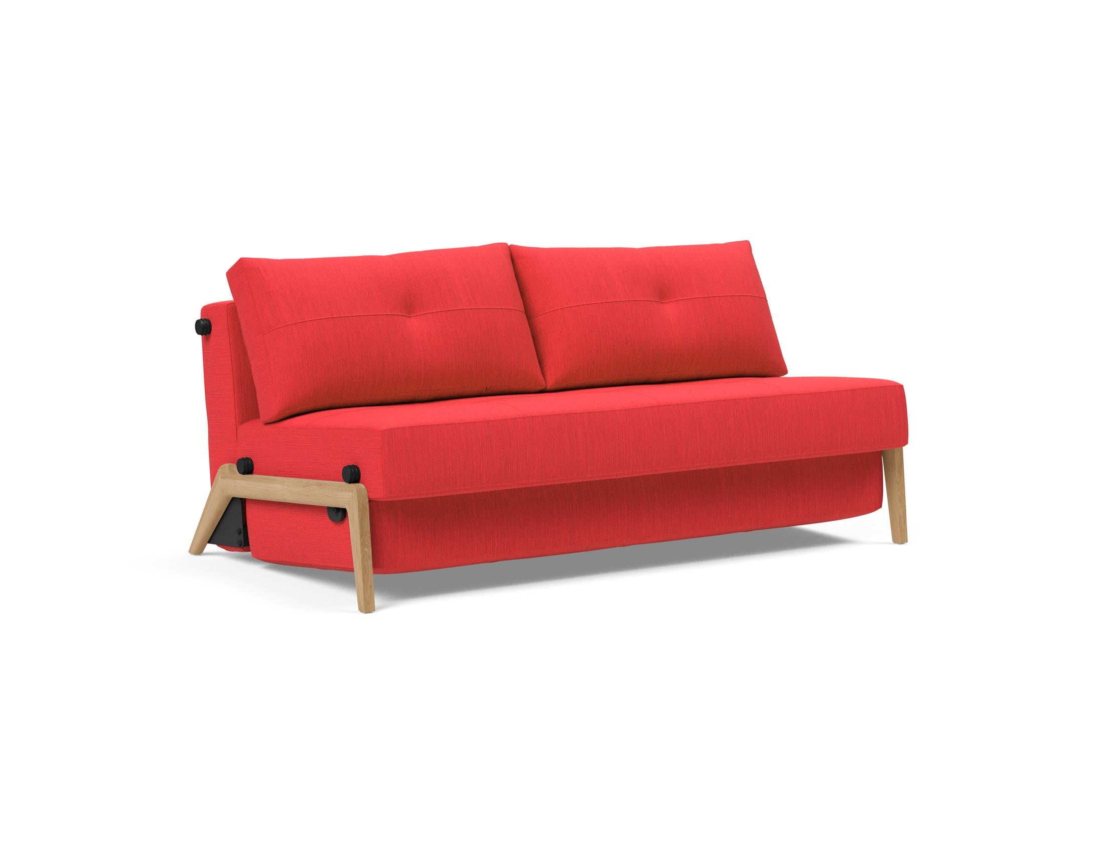 Cubed Klappsofa 160: Stilvolles, platzsparendes Sofa mit innovativem Klappdesign. Ideal für flexible Wohnlösungen und entspannte Abende.