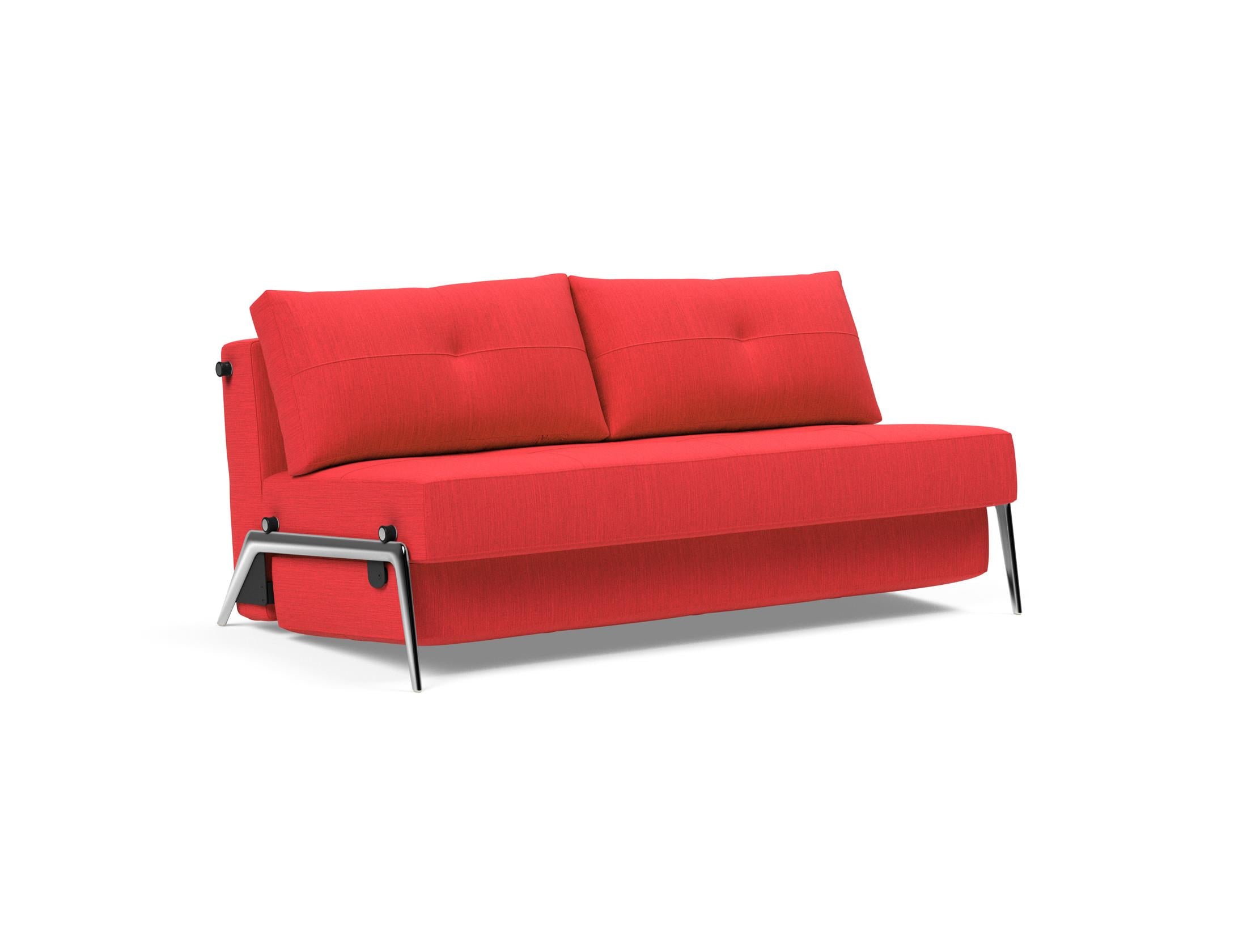 Cubed Klappsofa 160: Modernes, multifunktionales Sofa mit cleverem Klappmechanismus. Perfekt für kleine Räume und gemütliche Stunden.