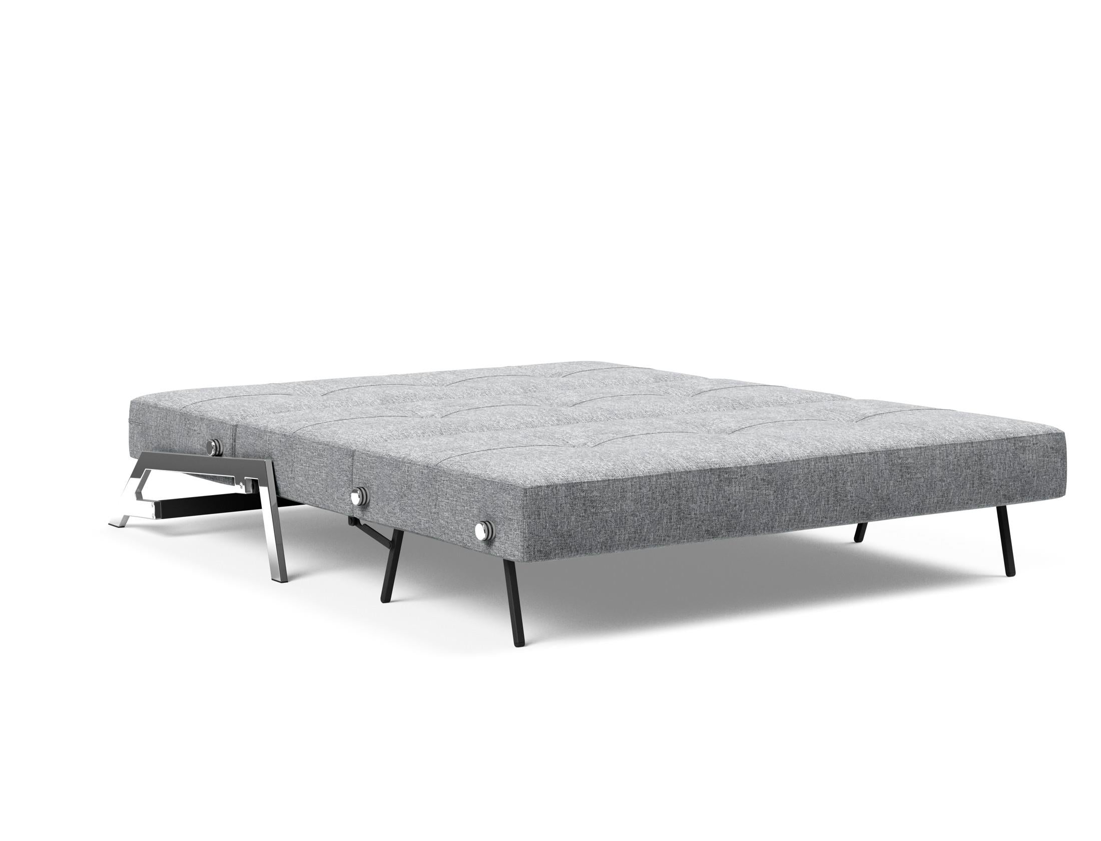 Cubed Klappsofa 160: Stilvolles Sofa mit cleverem Klappmechanismus, ideal für kleine Räume und als Schlafgelegenheit für Gäste.