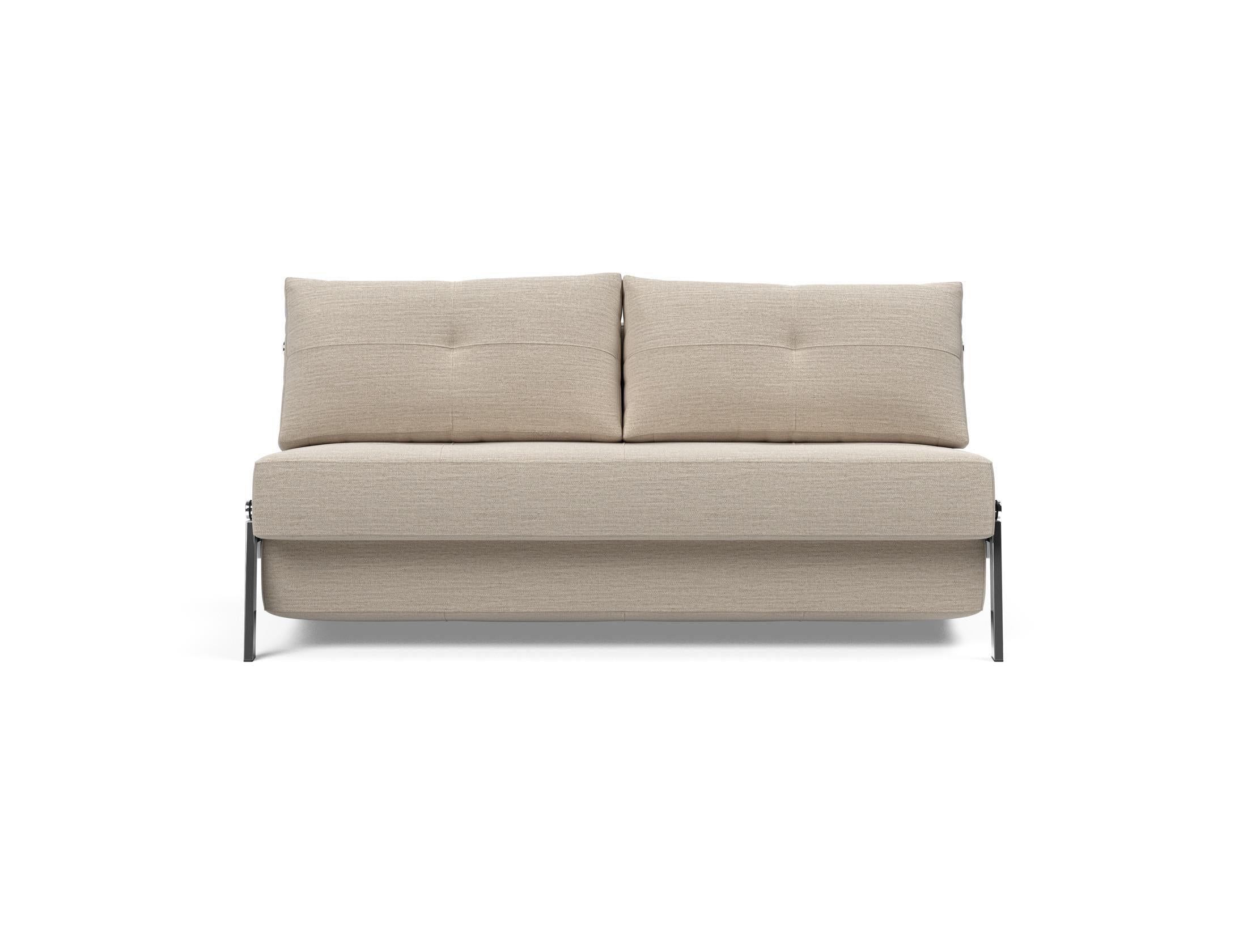 Cubed Klappsofa 160: Stilvolles Klappsofa mit hochwertiger Verarbeitung, ideal für kleine Räume und als komfortable Schlafgelegenheit.